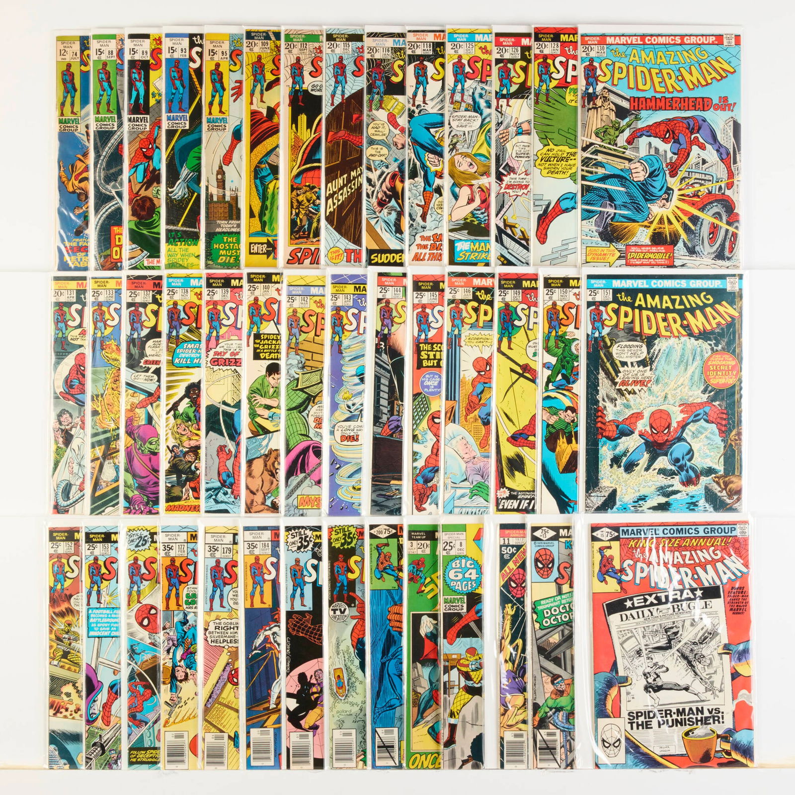 42 Marvel Comics Amazing Spider-Man #74-#200 Group (1 of 1)