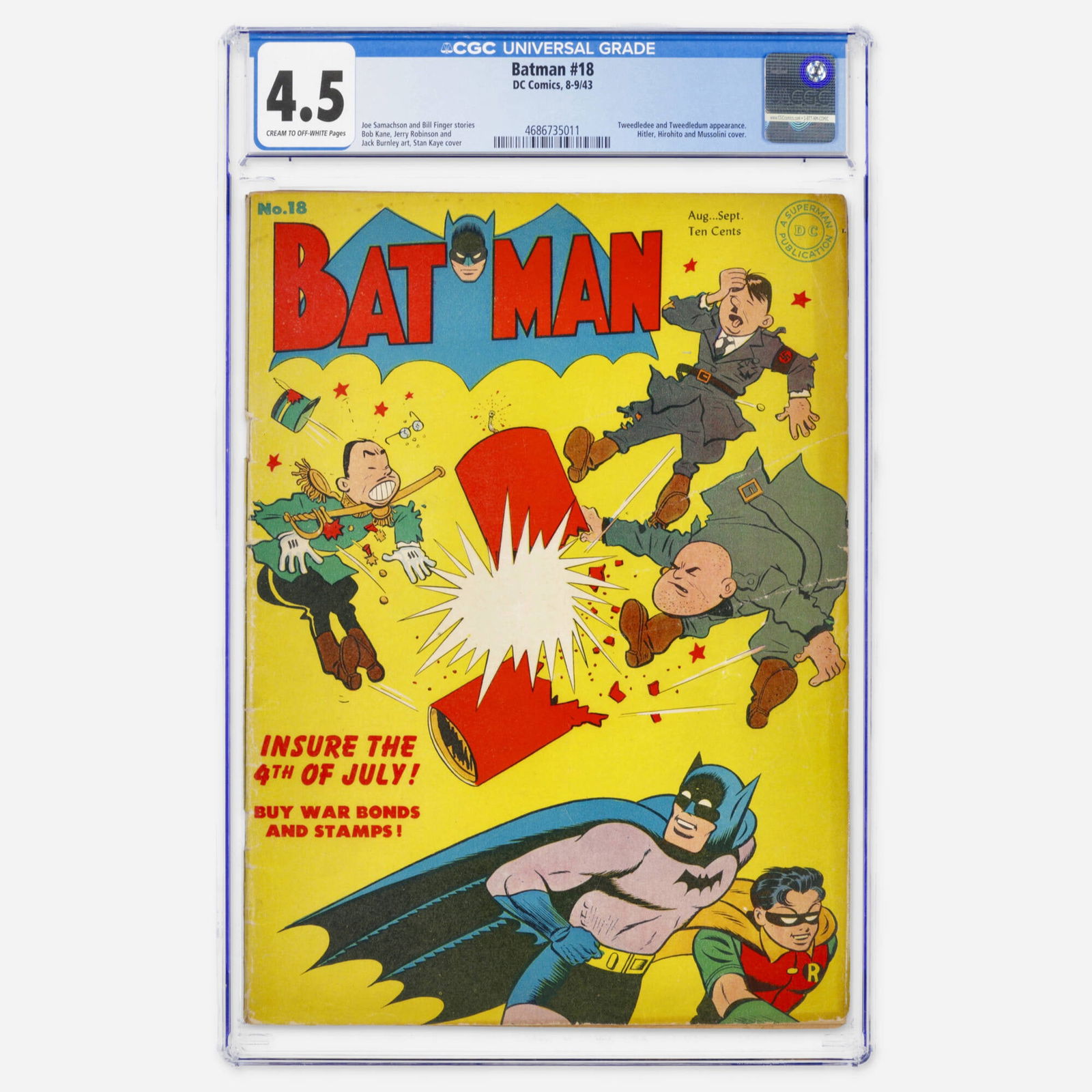 DC Comics Batman #18 CGC 4.5 (1 of 2)