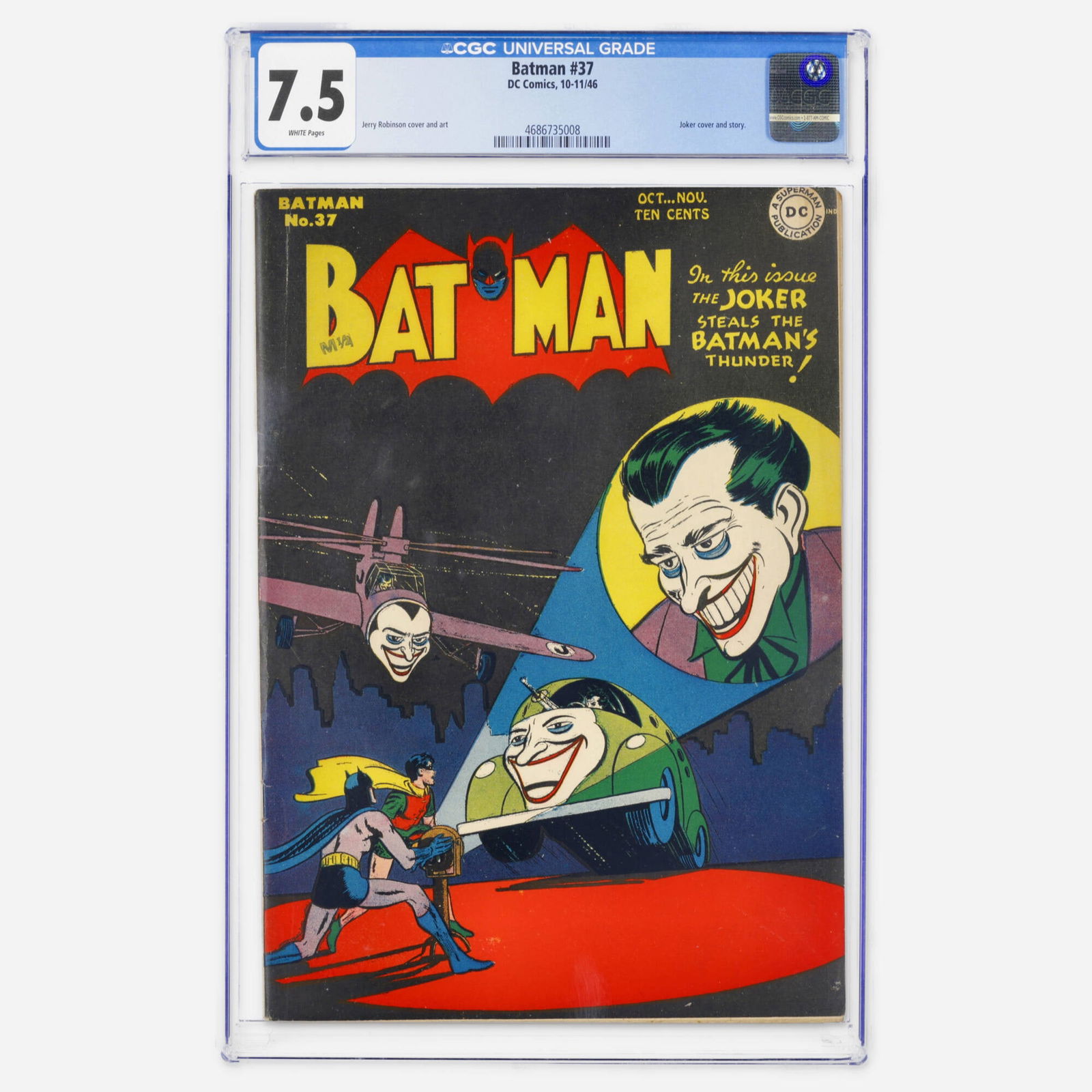 DC Comics Batman #37 CGC 7.5 (1 of 2)