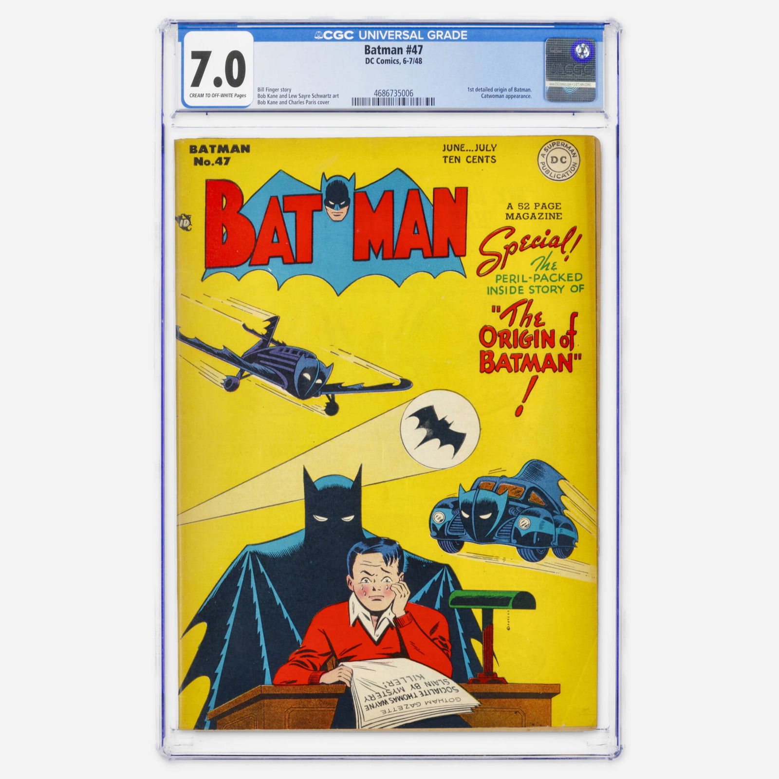 DC Comics Batman #47 CGC 7.0 (1 of 2)