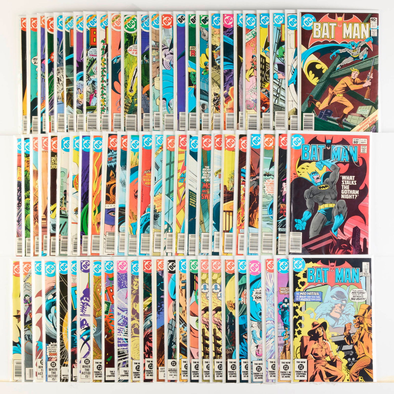 74 DC Comics Batman #300-#378 Group (1 of 1)