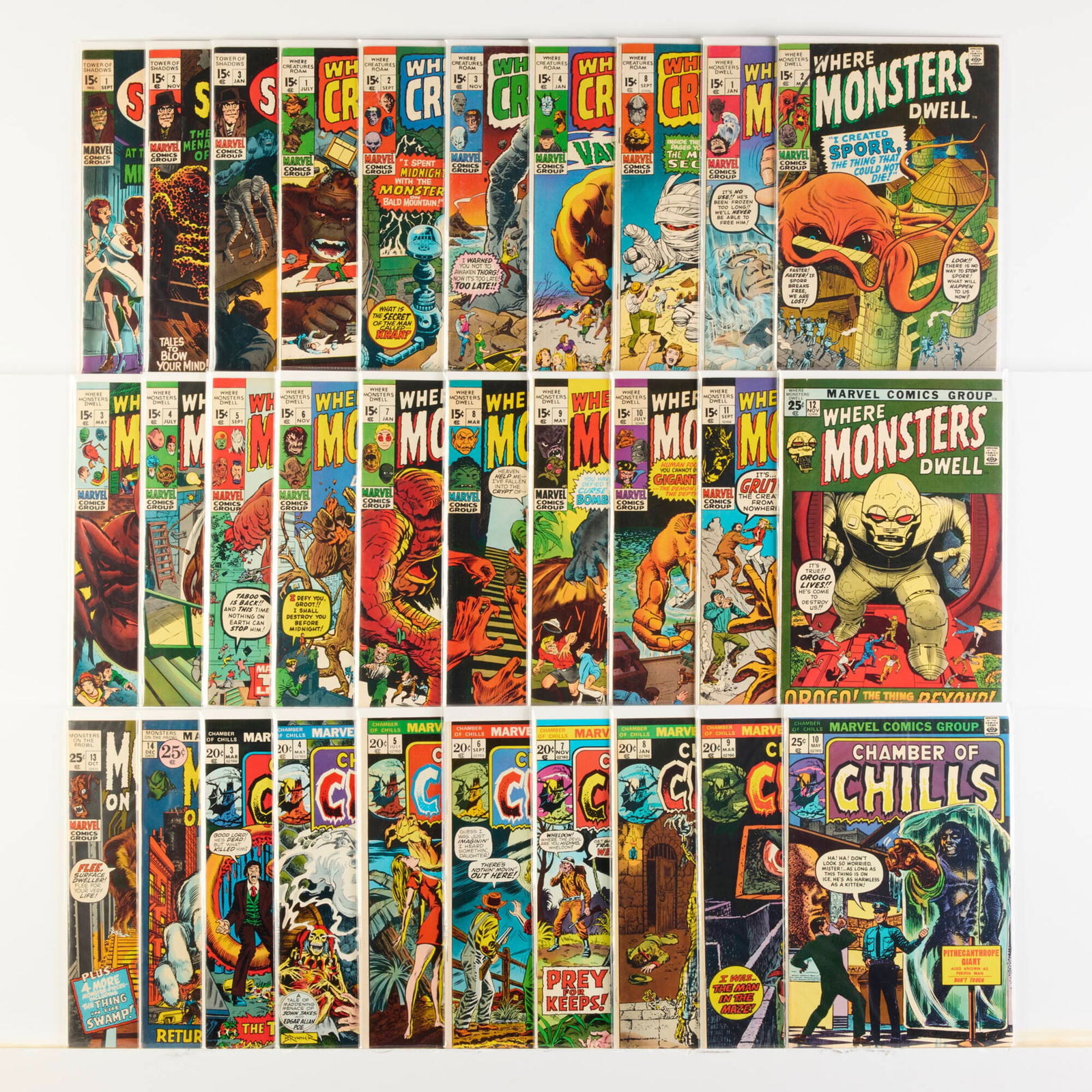 30 Marvel Comics Monster Related Group (1 of 1)