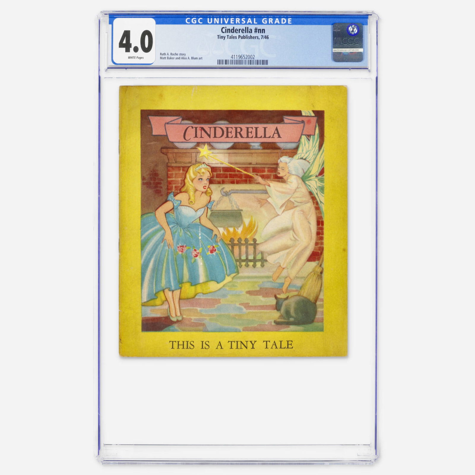 Tiny Tales Publishers Cinderella #nn CGC 4.0 (1 of 2)