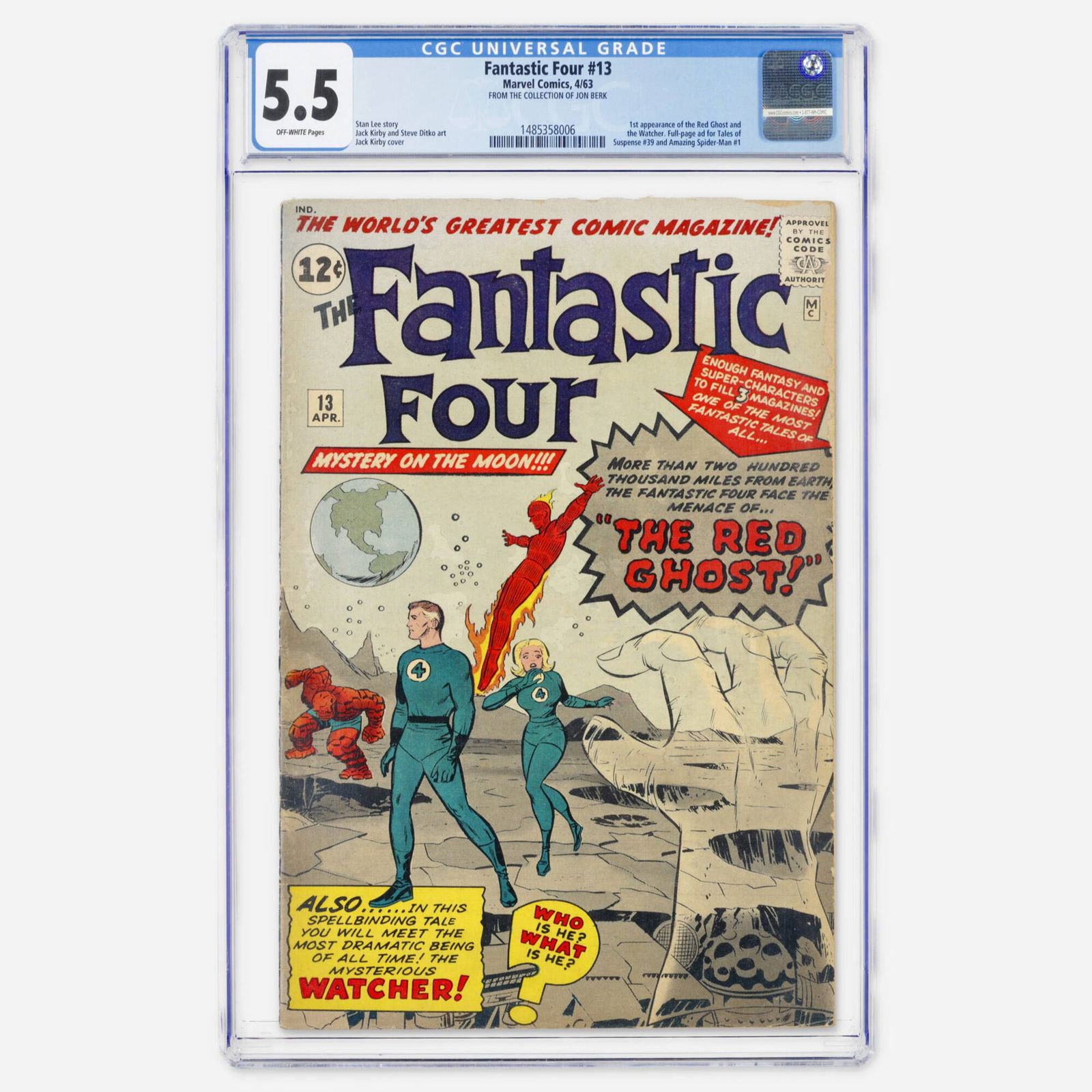Marvel Comics Fantastic Four #13 CGC 5.5 (1 of 2)