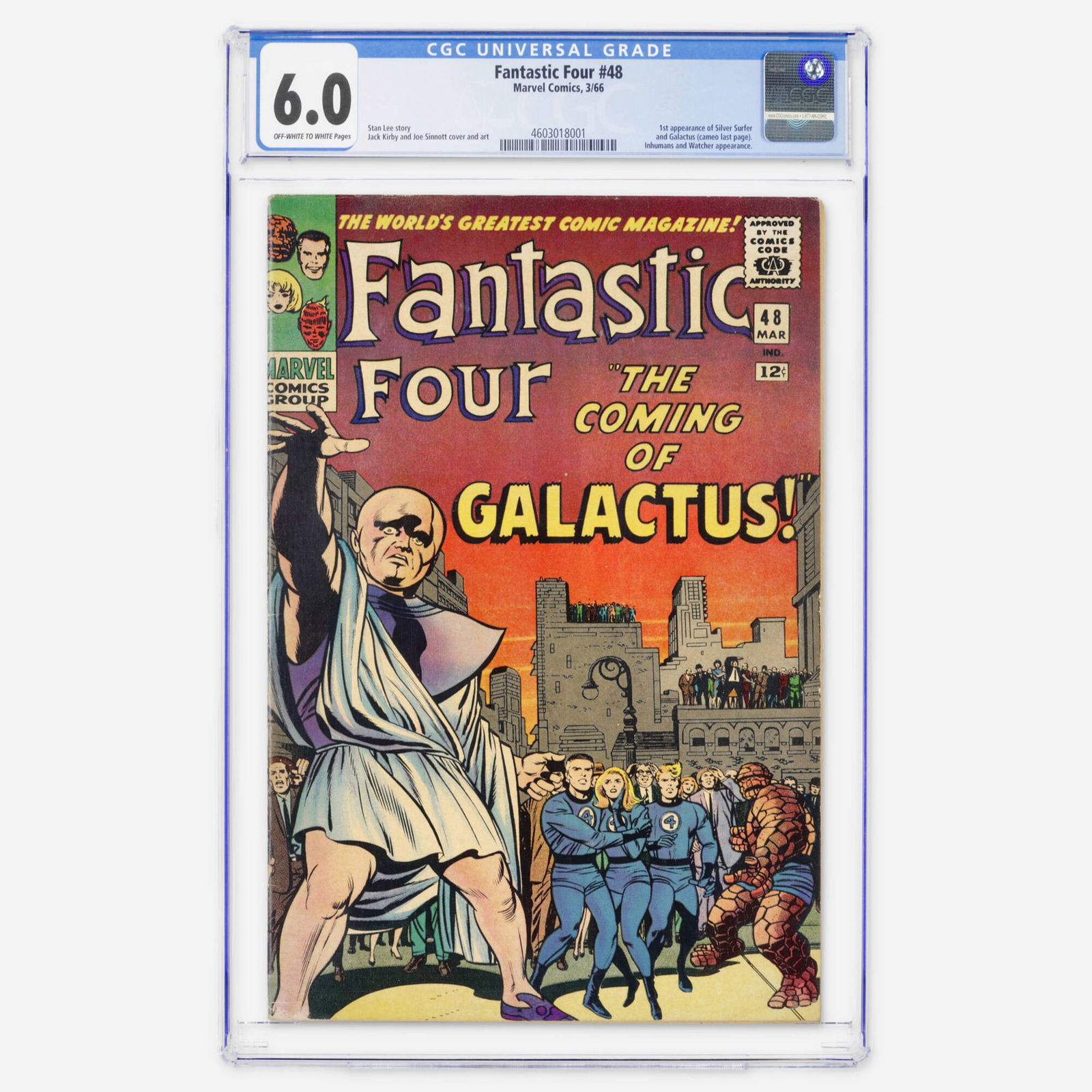 Marvel Comics Fantastic Four #48 CGC 6.0 (1 of 2)