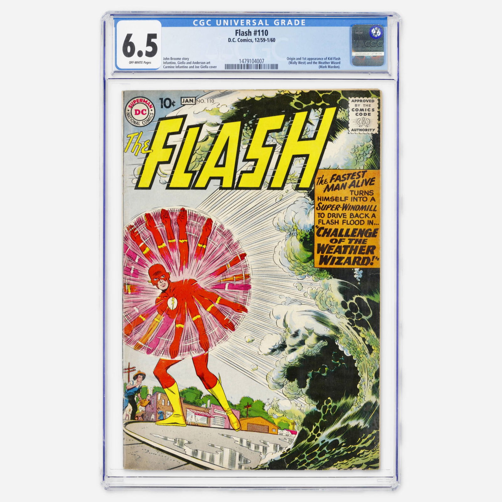 DC Comics Flash #110 CGC 6.5 (1 of 2)