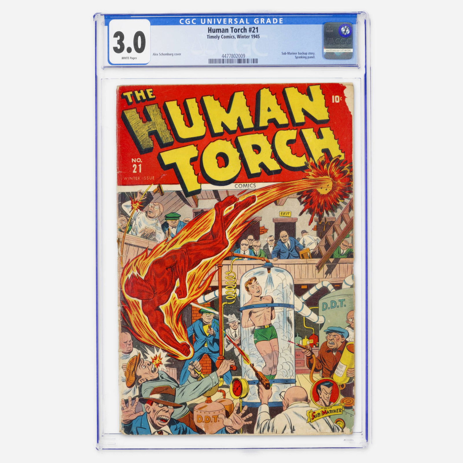 Timely Comics Human Torch #21 CGC 3.0 (1 of 2)