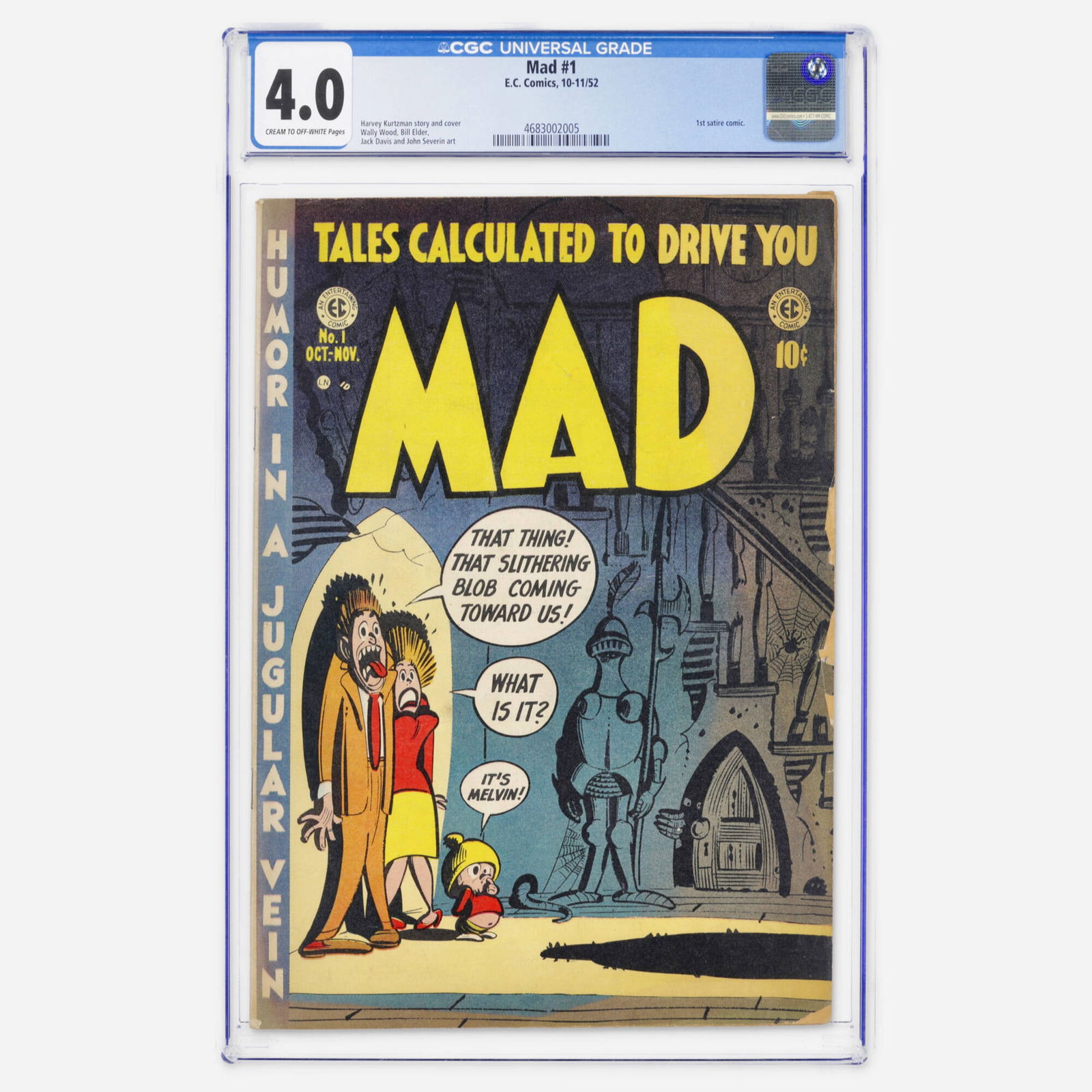 E.C. Comics Mad #1 CGC 4.0 (1 of 2)