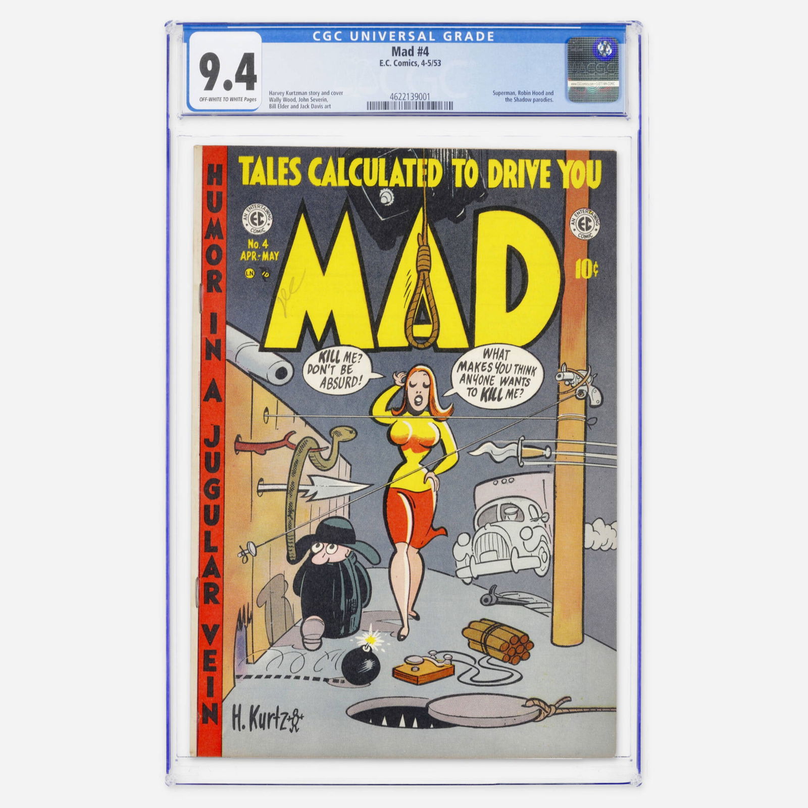 E.C. Comics Mad #4 CGC 9.4 (1 of 2)
