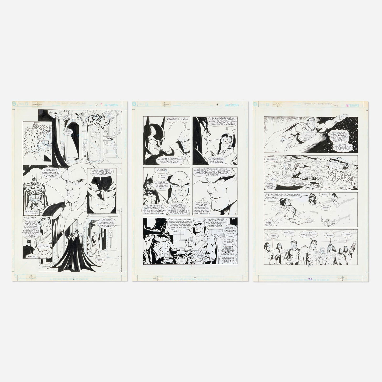 Gustavo Vazquez, Martian Manhunter Annual Vol 2 #2 Story Pages 6, 9, and 22 Original Art (1 of 1)