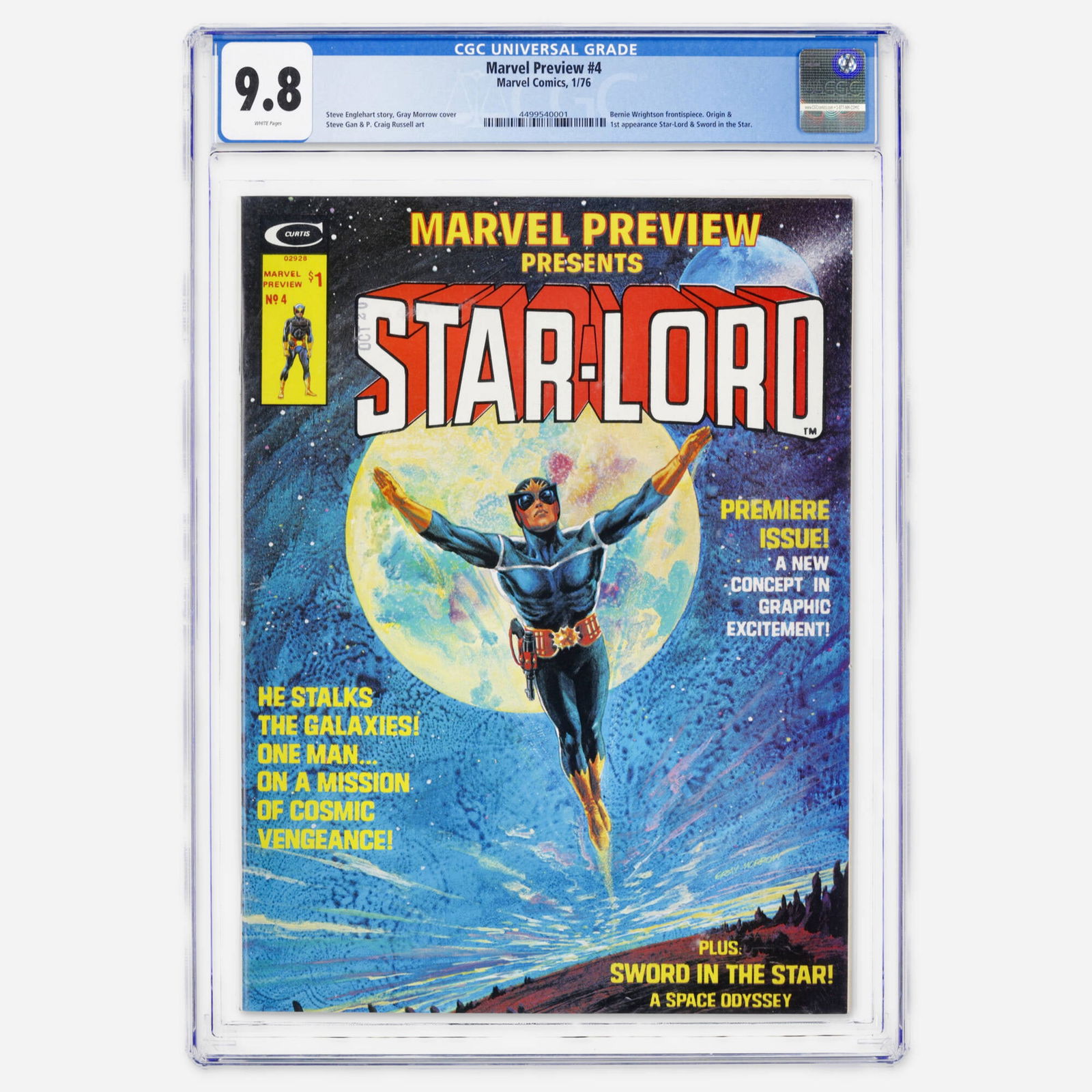 Marvel Comics Marvel Preview #4 CGC 9.8 (1 of 2)