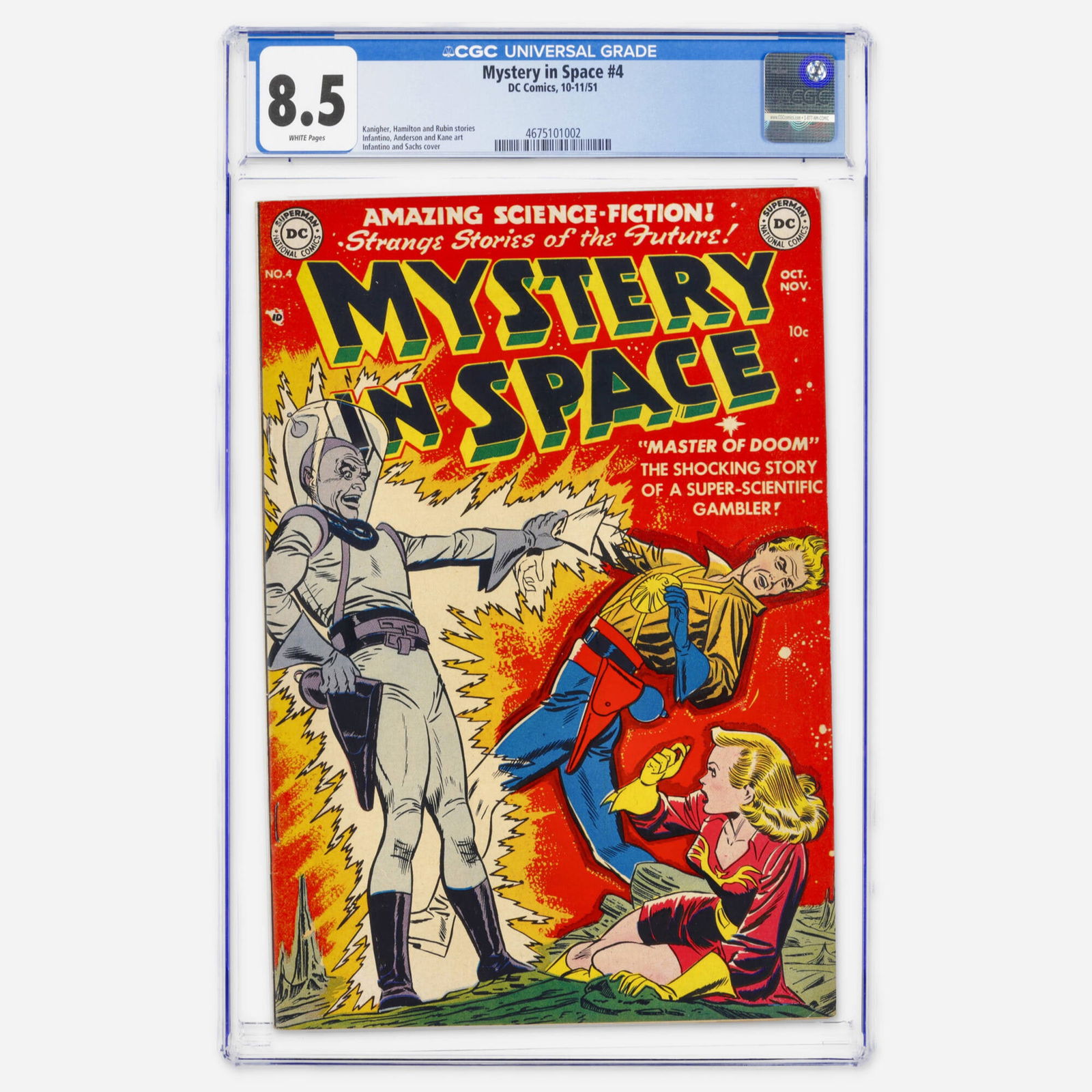 DC Comics Mystery in Space #4 CGC 8.5 (1 of 2)
