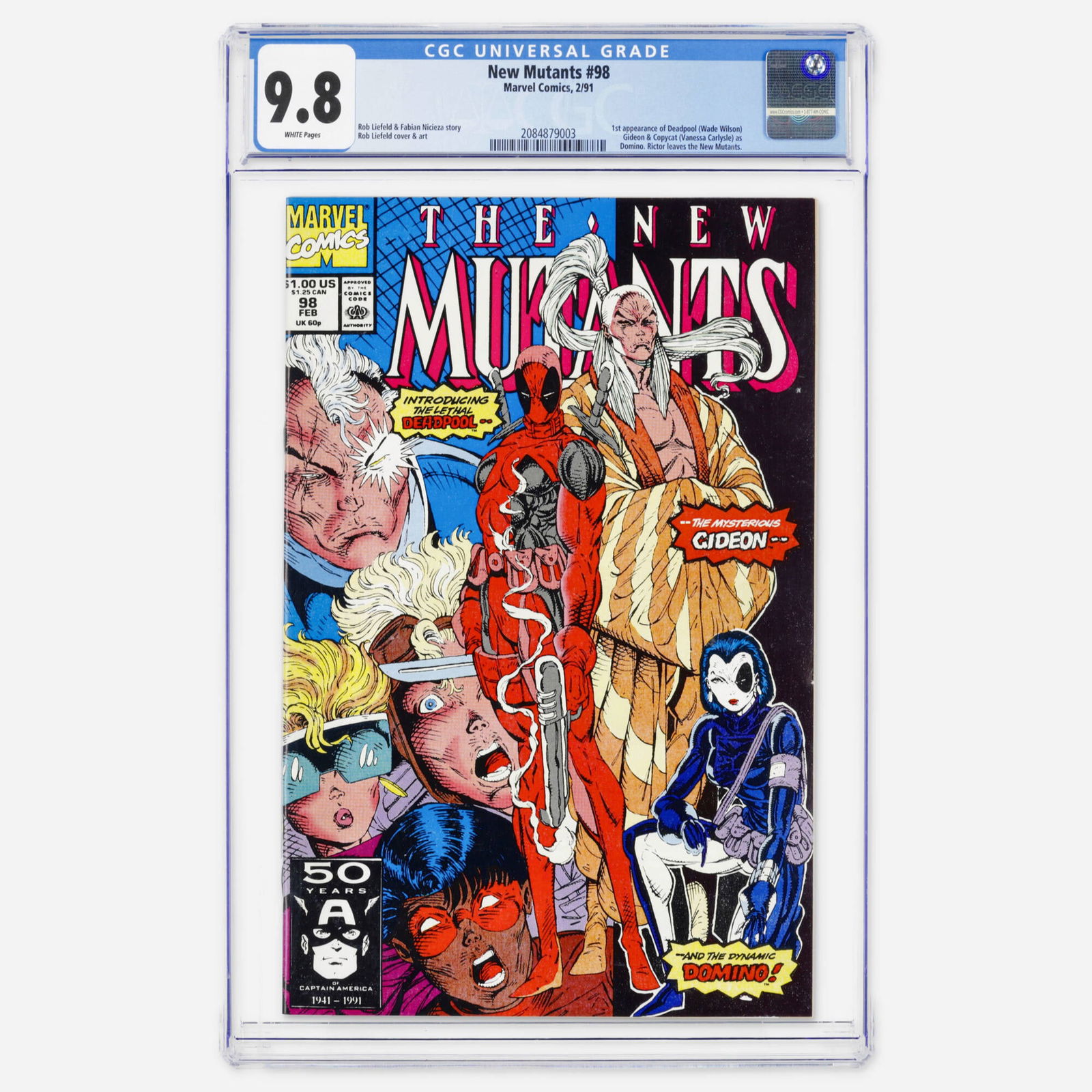 Marvel Comics New Mutants #98 CGC 9.8 (1 of 2)