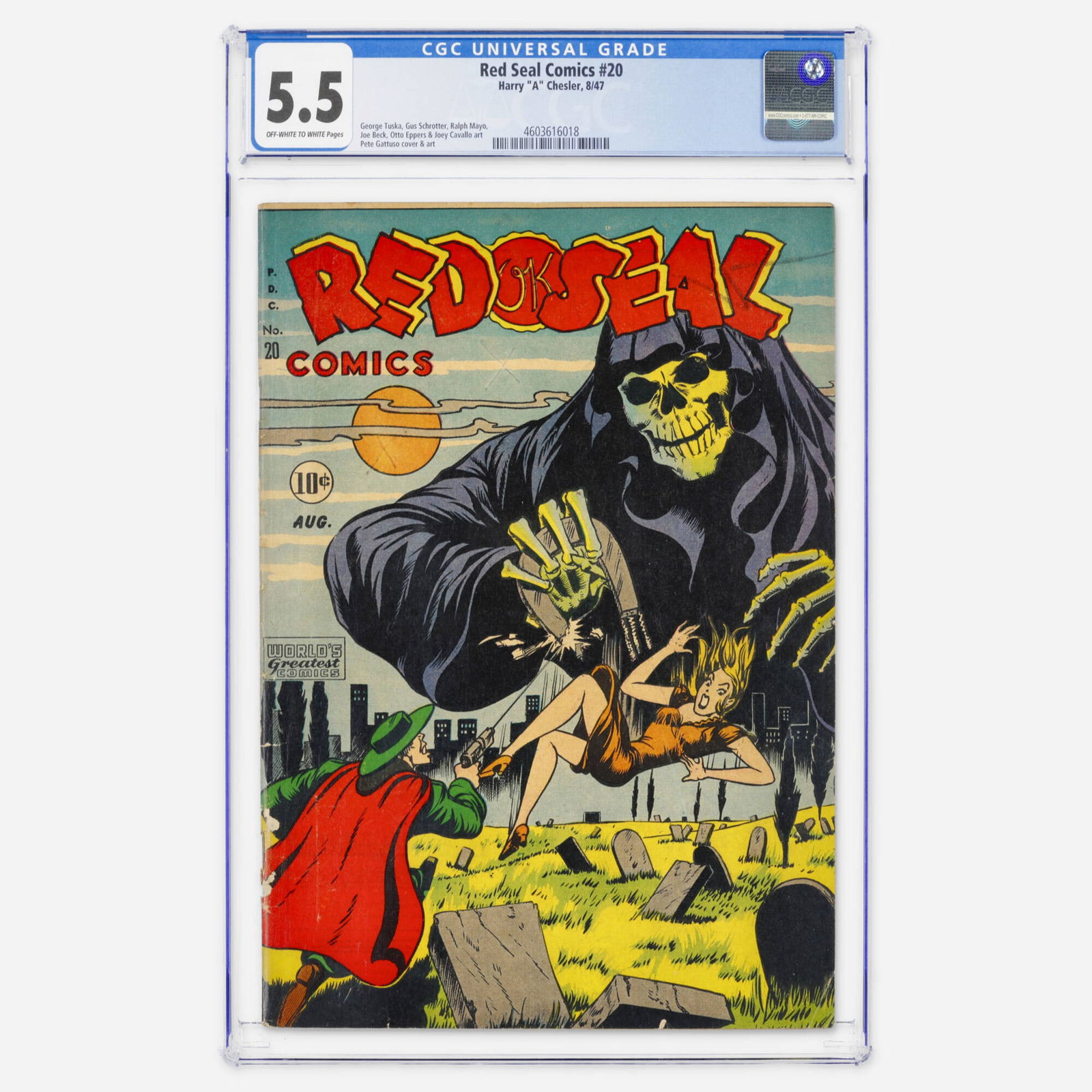 Superior Comics Red Seal Comics #20 CGC 5.5 (1 of 2)