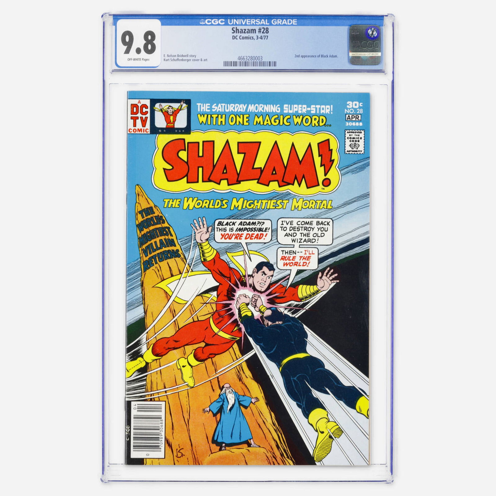 DC Comics Shazam #28 CGC 9.8 (1 of 2)