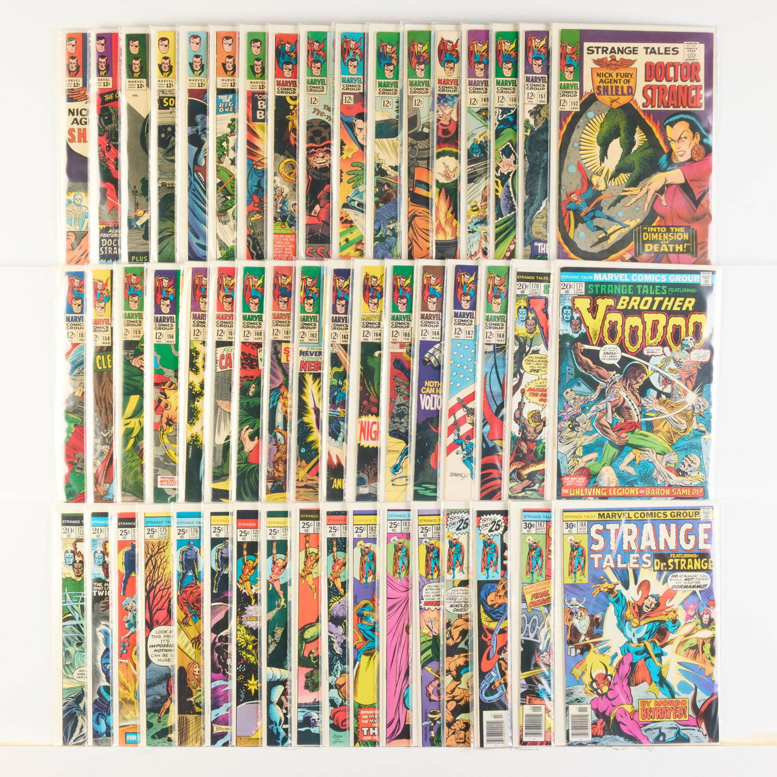 51 Marvel Comics Strange Tales #135-#188 Group (1 of 1)