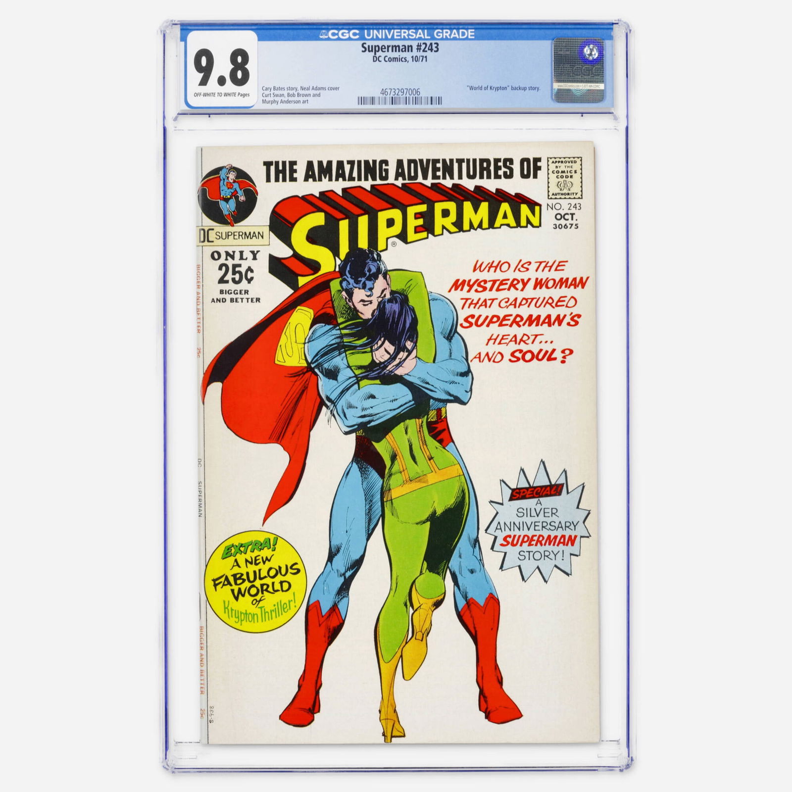 DC Comics Superman #243 CGC 9.8 (1 of 2)
