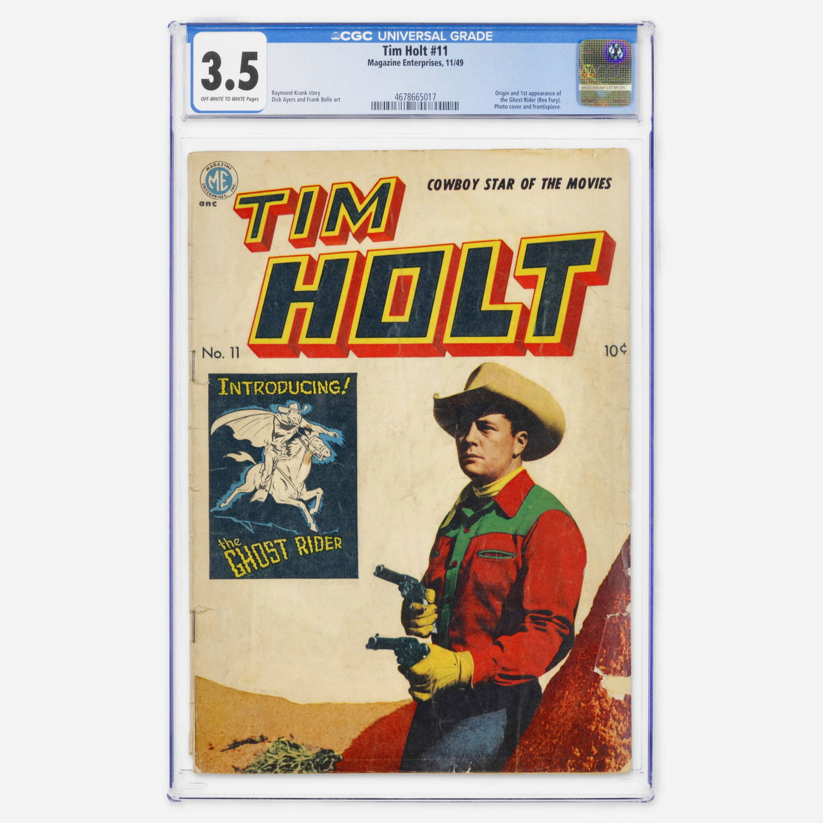 Magazine Enterprises Tim Holt #11 CGC 3.5 (1 of 2)