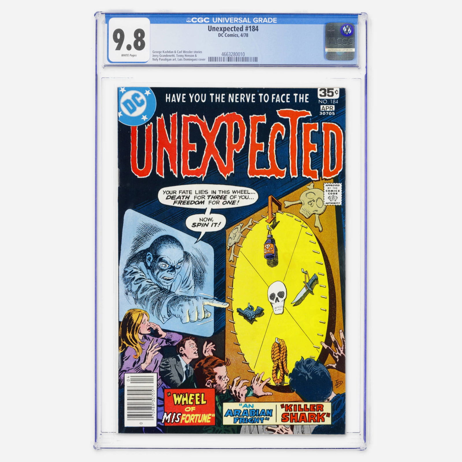 DC Comics Unexpected #184 CGC 9.8 (1 of 2)