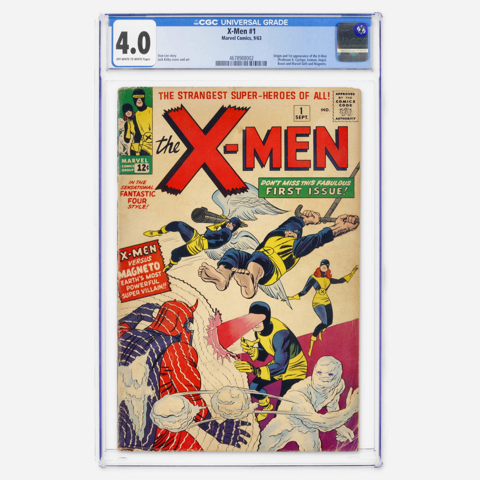 Marvel Comics X-Men #1 CGC 4.0 (1 of 2)
