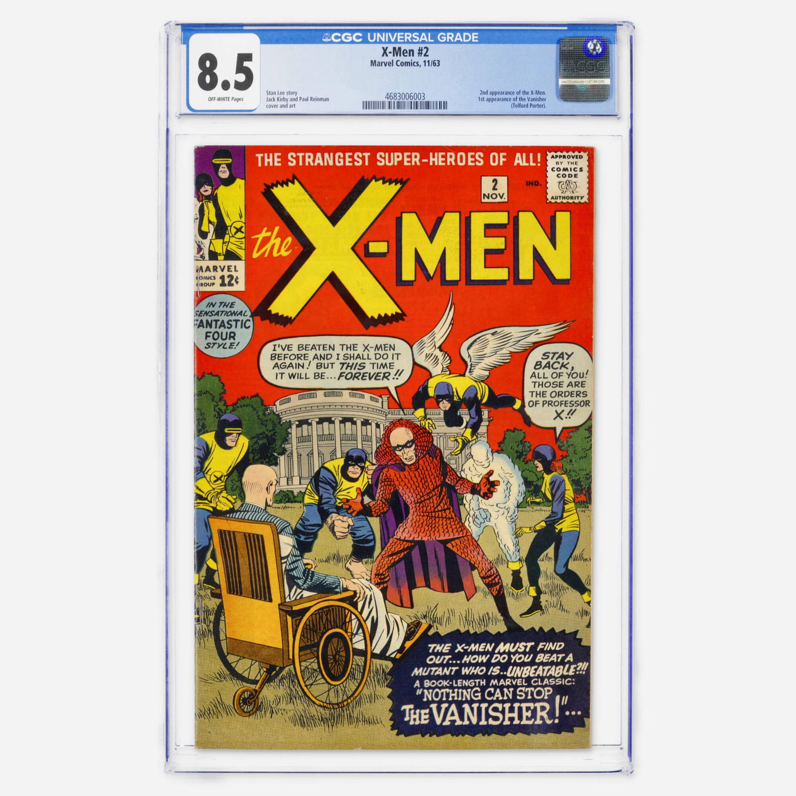Marvel Comics X-Men #2 CGC 8.5 (1 of 2)