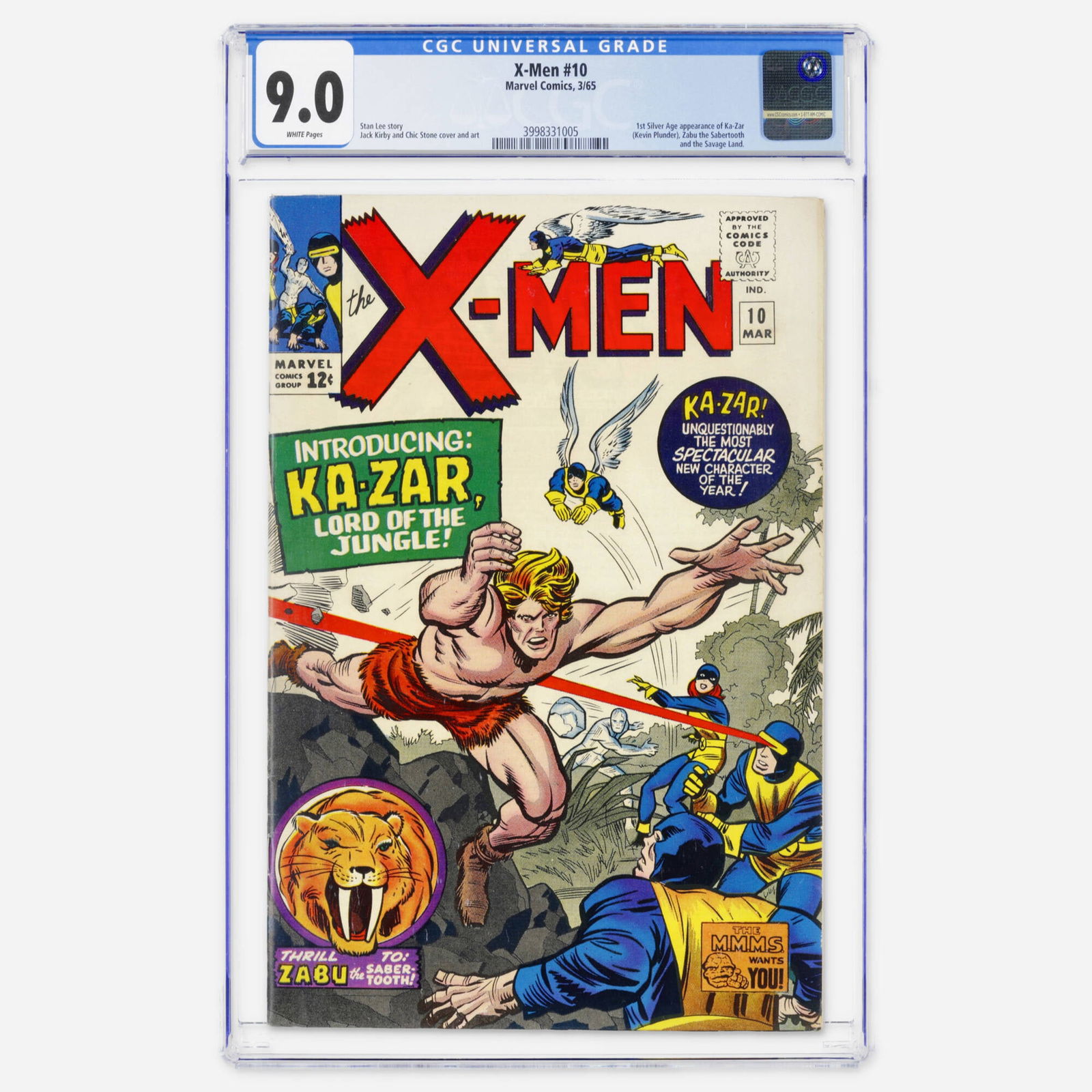 Marvel Comics X-Men #10 CGC 9.0 (1 of 2)