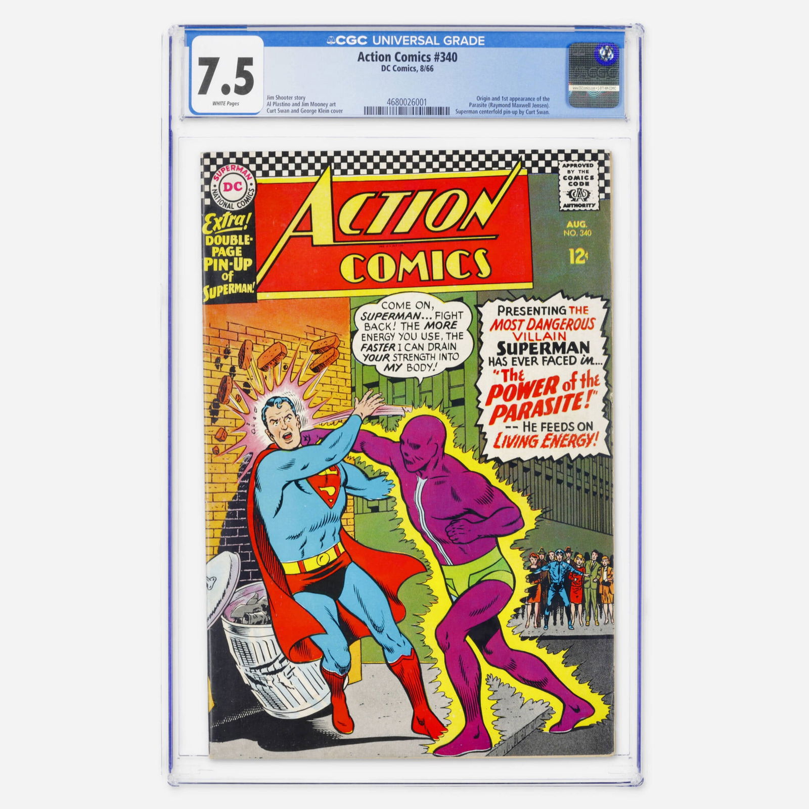 DC Comics Action Comics #340 CGC 7.5 (1 of 2)