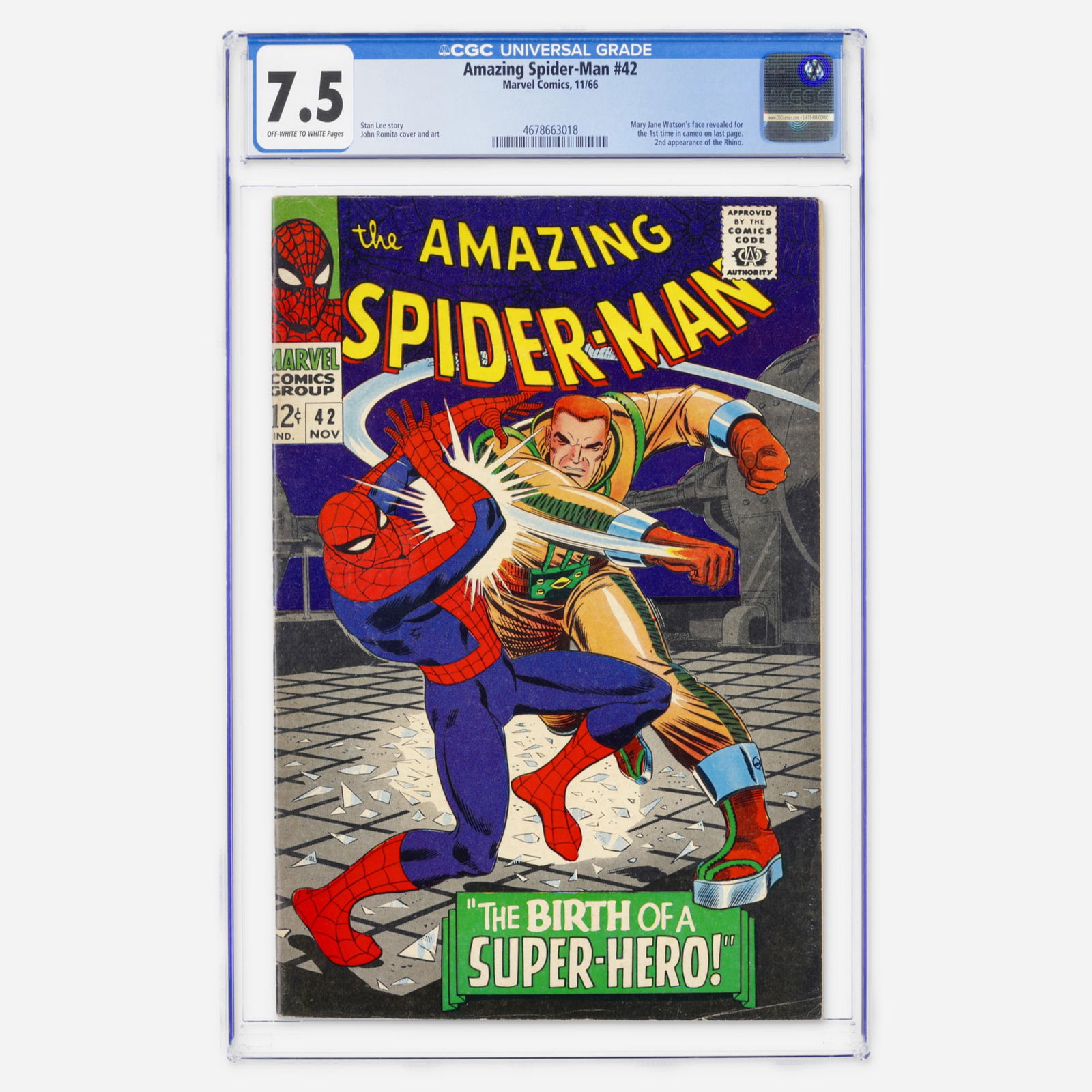 Marvel Comics Amazing Spider-Man #42 CGC 7.5