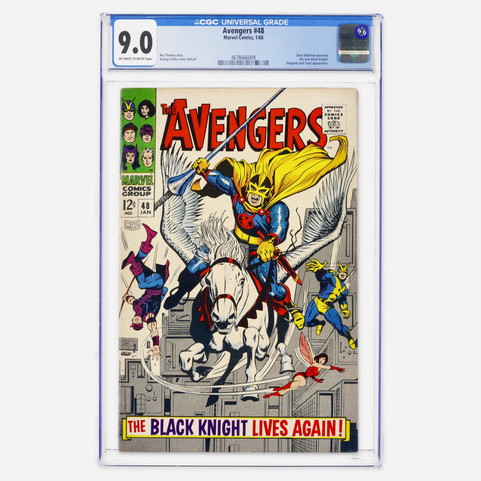 Marvel Comics Avengers #48 CGC 9.0 (1 of 2)