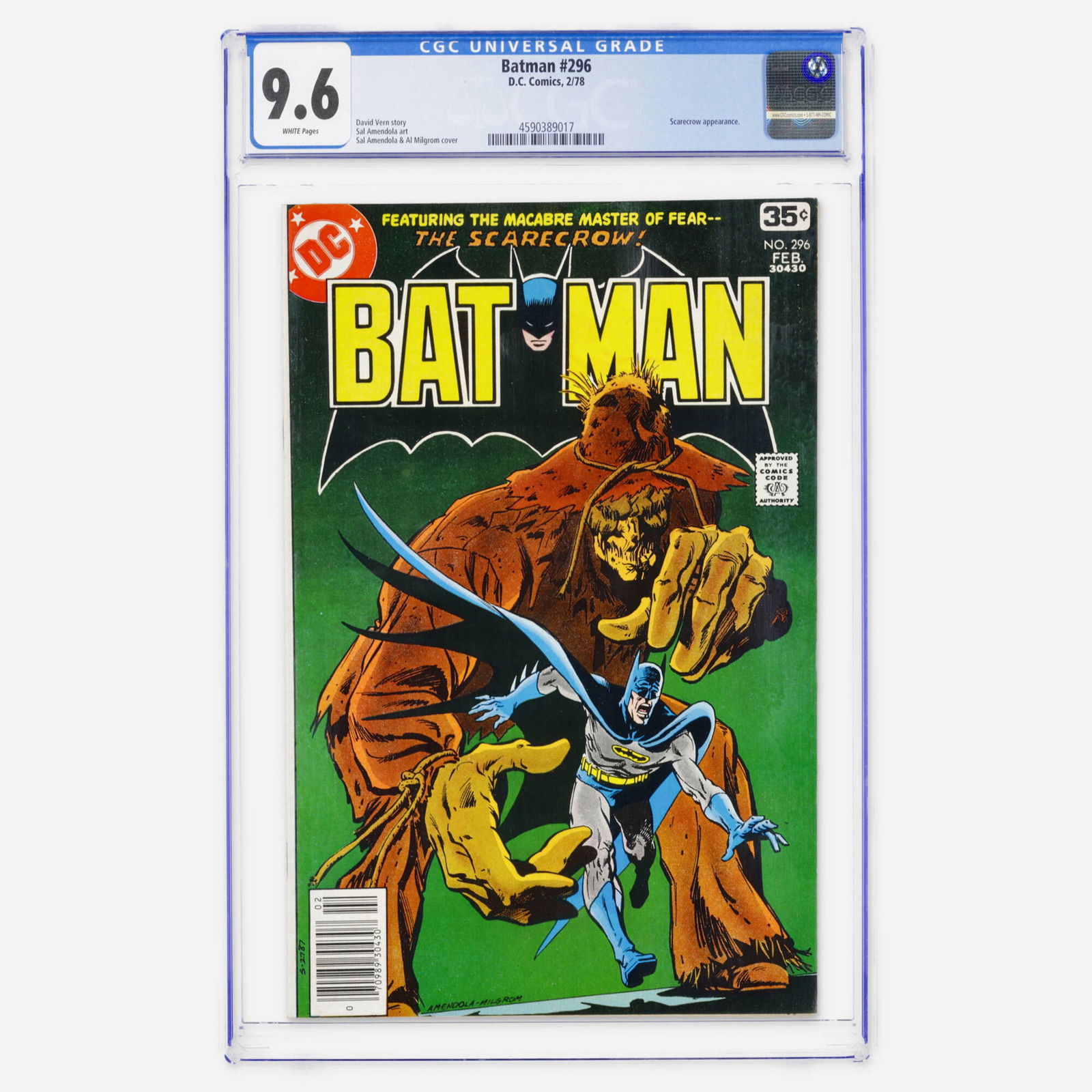 DC Comics Batman #296 CGC 9.6 (1 of 2)