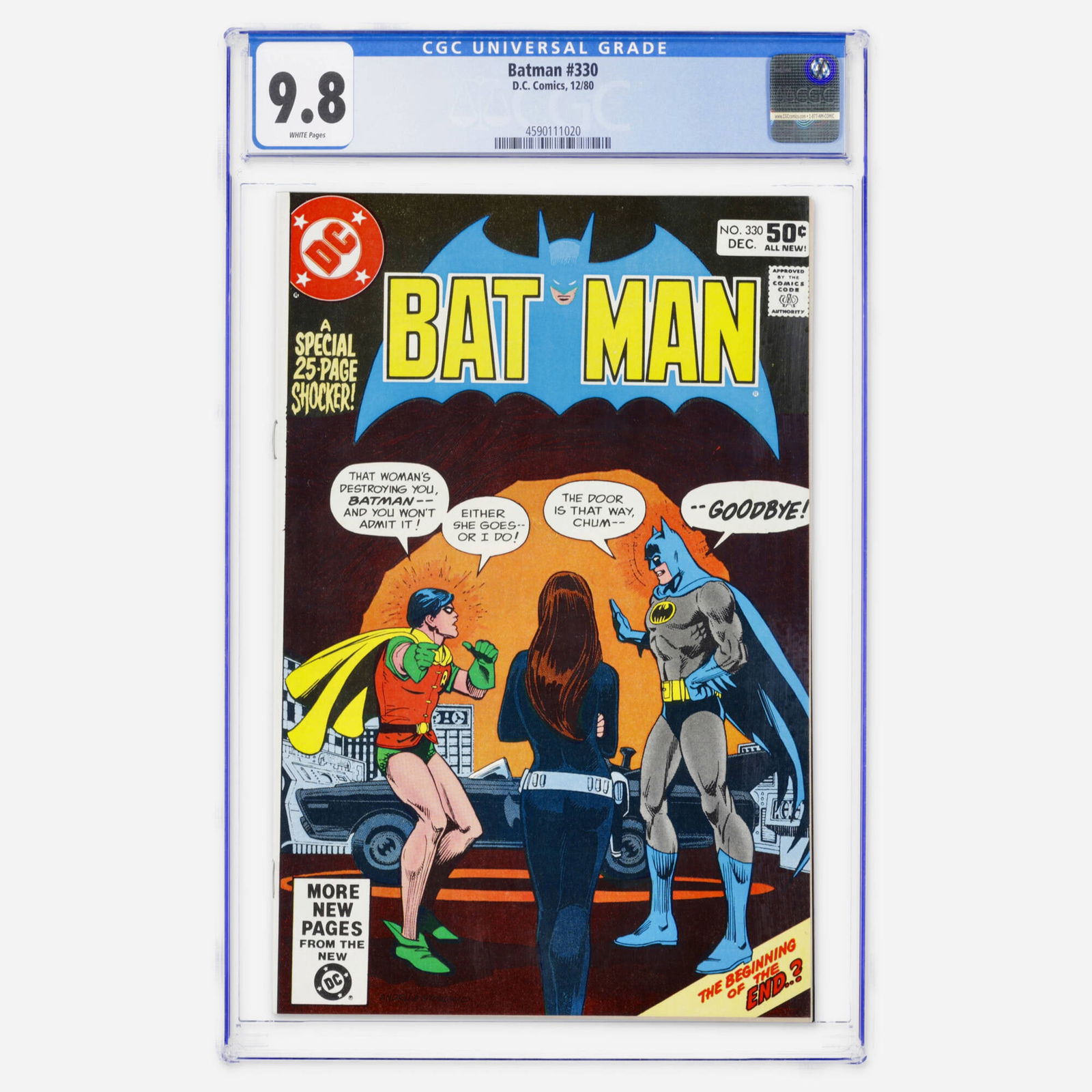 DC Comics Batman #330 CGC 9.8 (1 of 2)