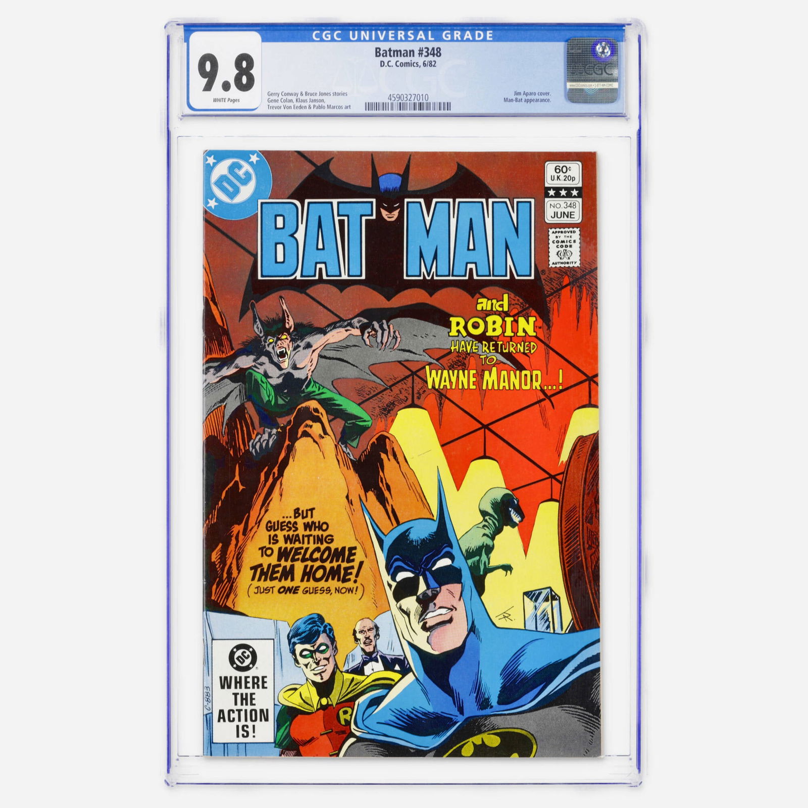 DC Comics Batman #348 CGC 9.8 (1 of 2)
