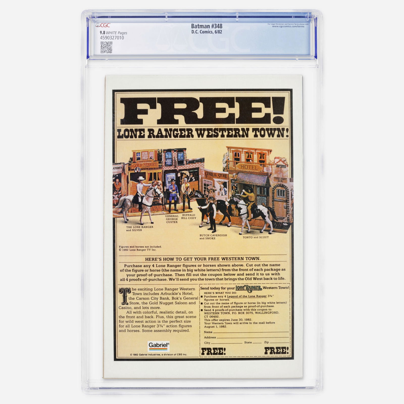 DC Comics Batman #348 CGC 9.8 - 2