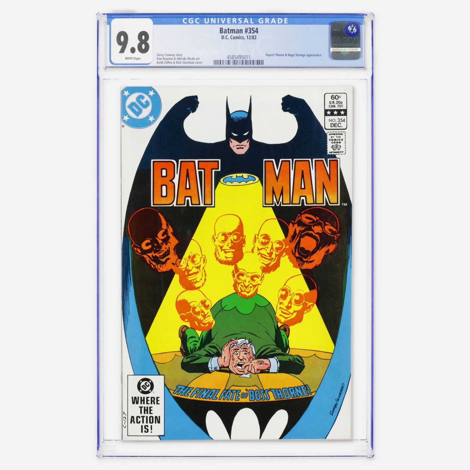 DC Comics Batman #354 CGC 9.8 (1 of 2)