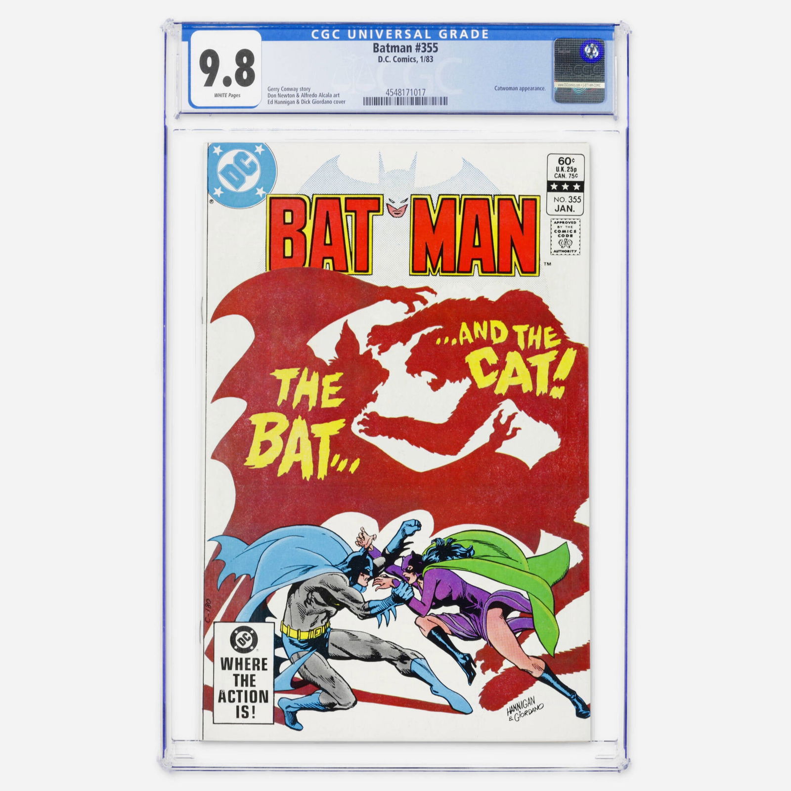 DC Comics Batman #355 CGC 9.8 (1 of 2)