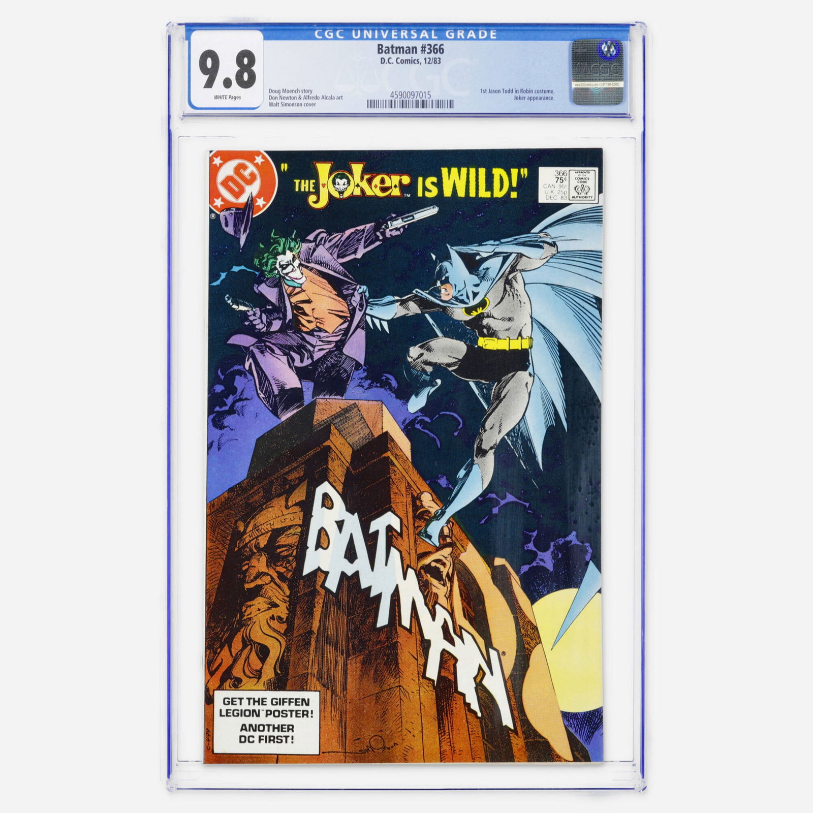 DC Comics Batman #366 CGC 9.8 (1 of 2)