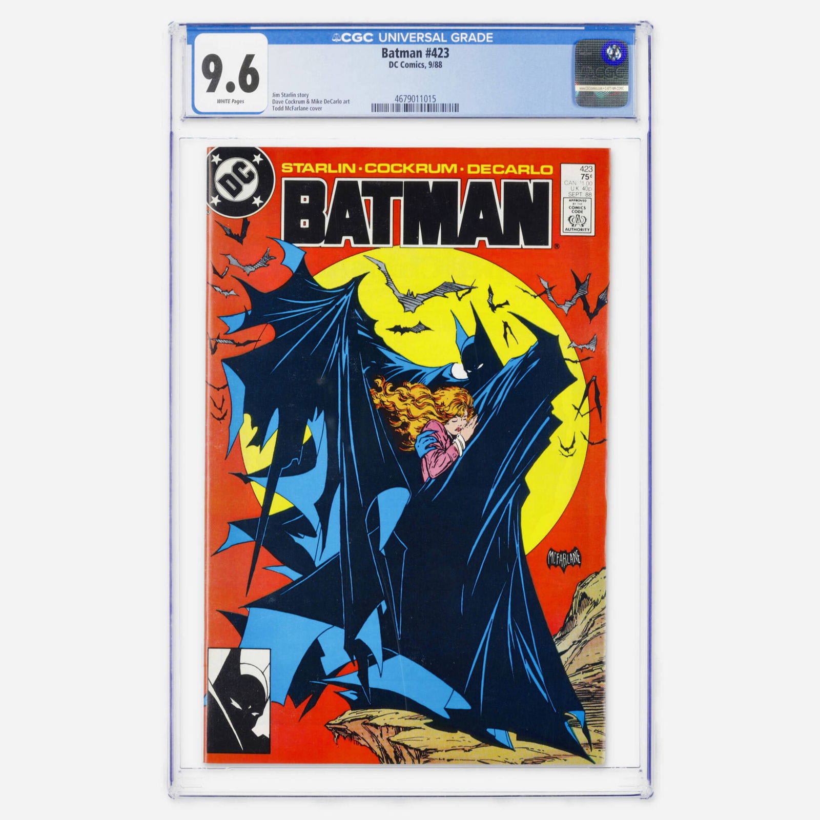 DC Comics Batman #423 CGC 9.6 (1 of 2)