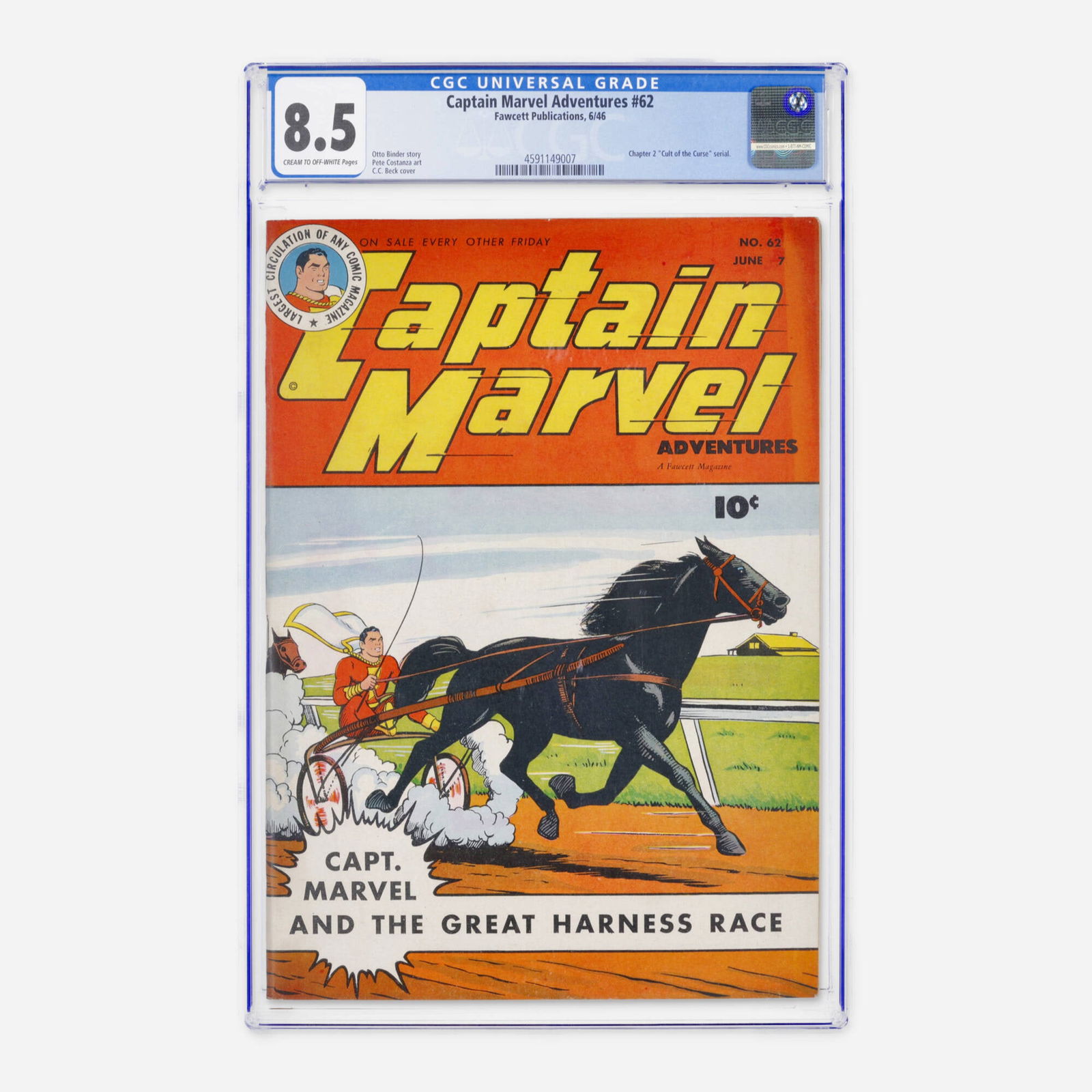 Fawcett Captain Marvel Adventures #62 CGC 8.5 (1 of 2)