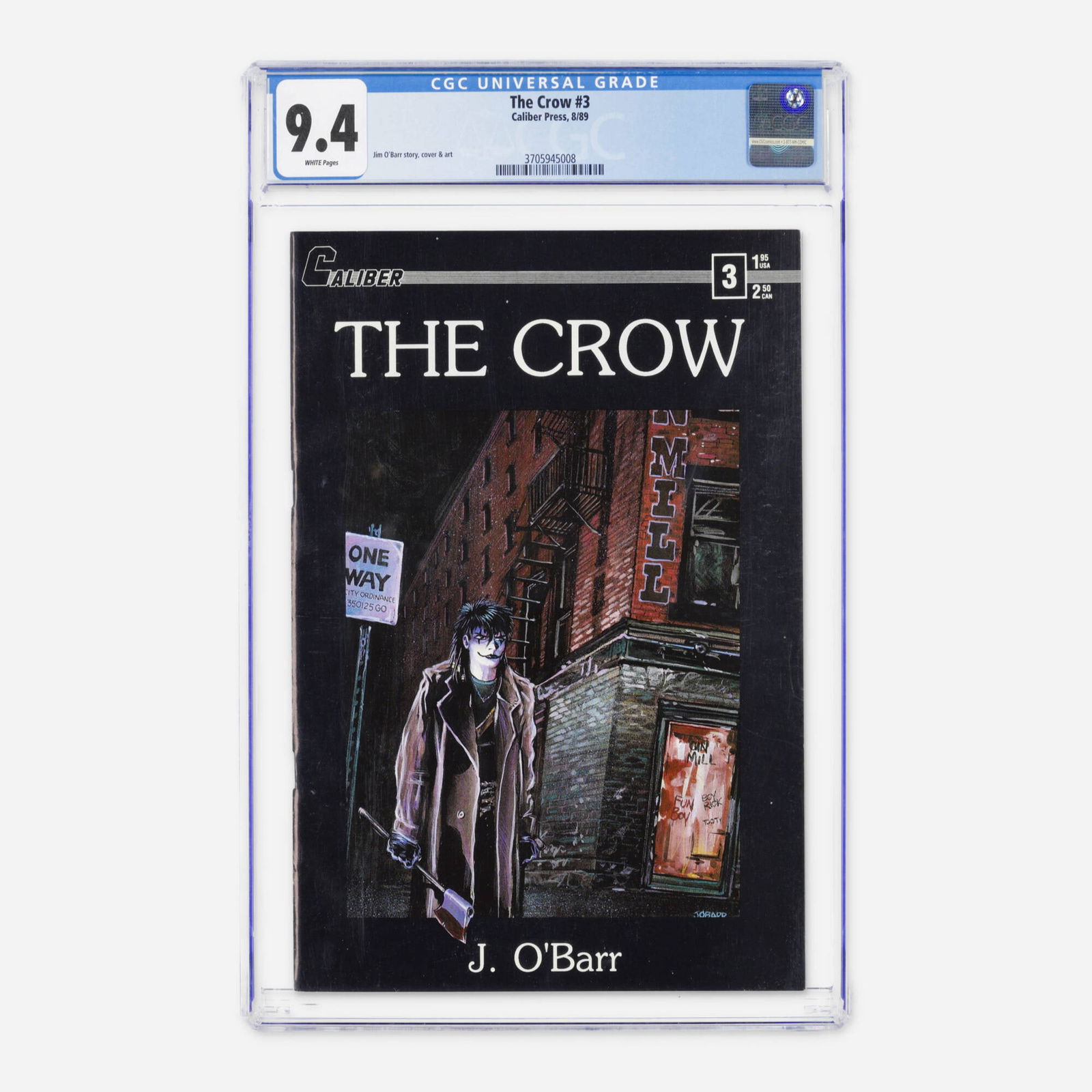 Caliber Press The Crow #3 CGC 9.4 (1 of 2)