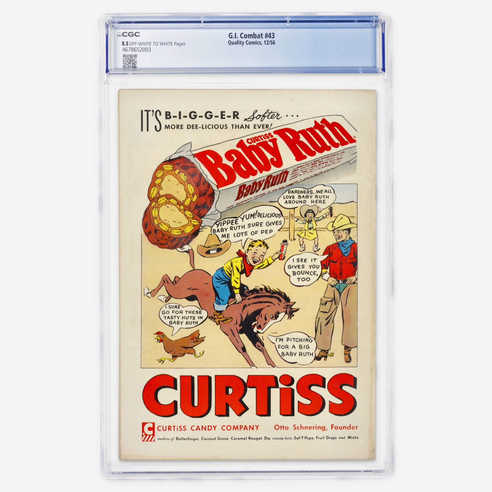 Quality Comics G.I. Combat #43 CGC 8.5 - 2