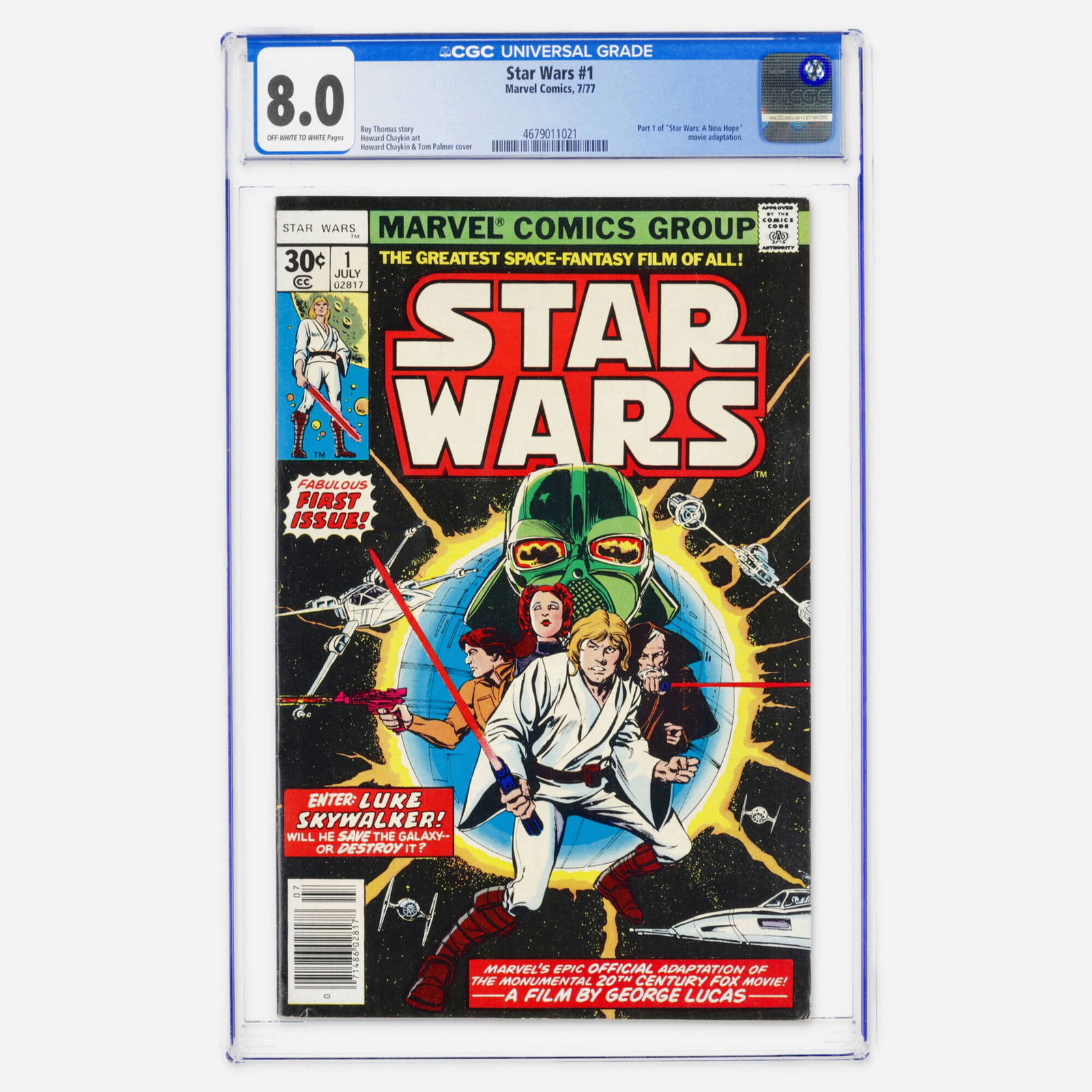 Marvel Comics Star Wars #1 CGC 8.0 (1 of 2)