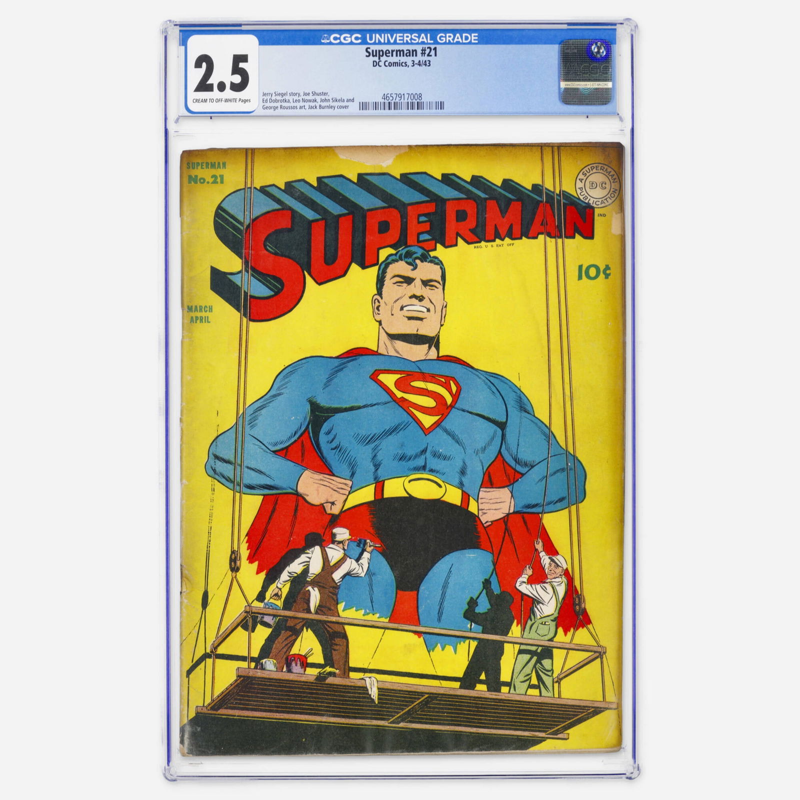 DC Comics Superman #21 CGC 2.5 (1 of 2)