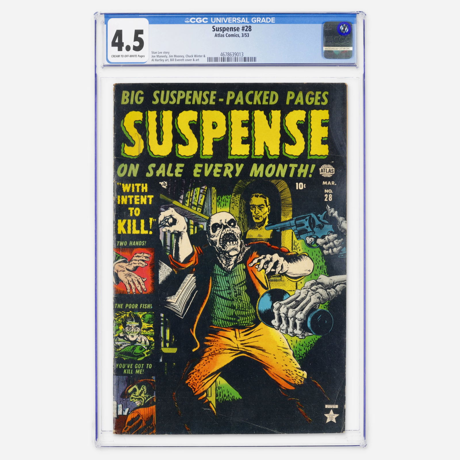 Atlas Comics Suspense #28 CGC 4.5 (1 of 2)