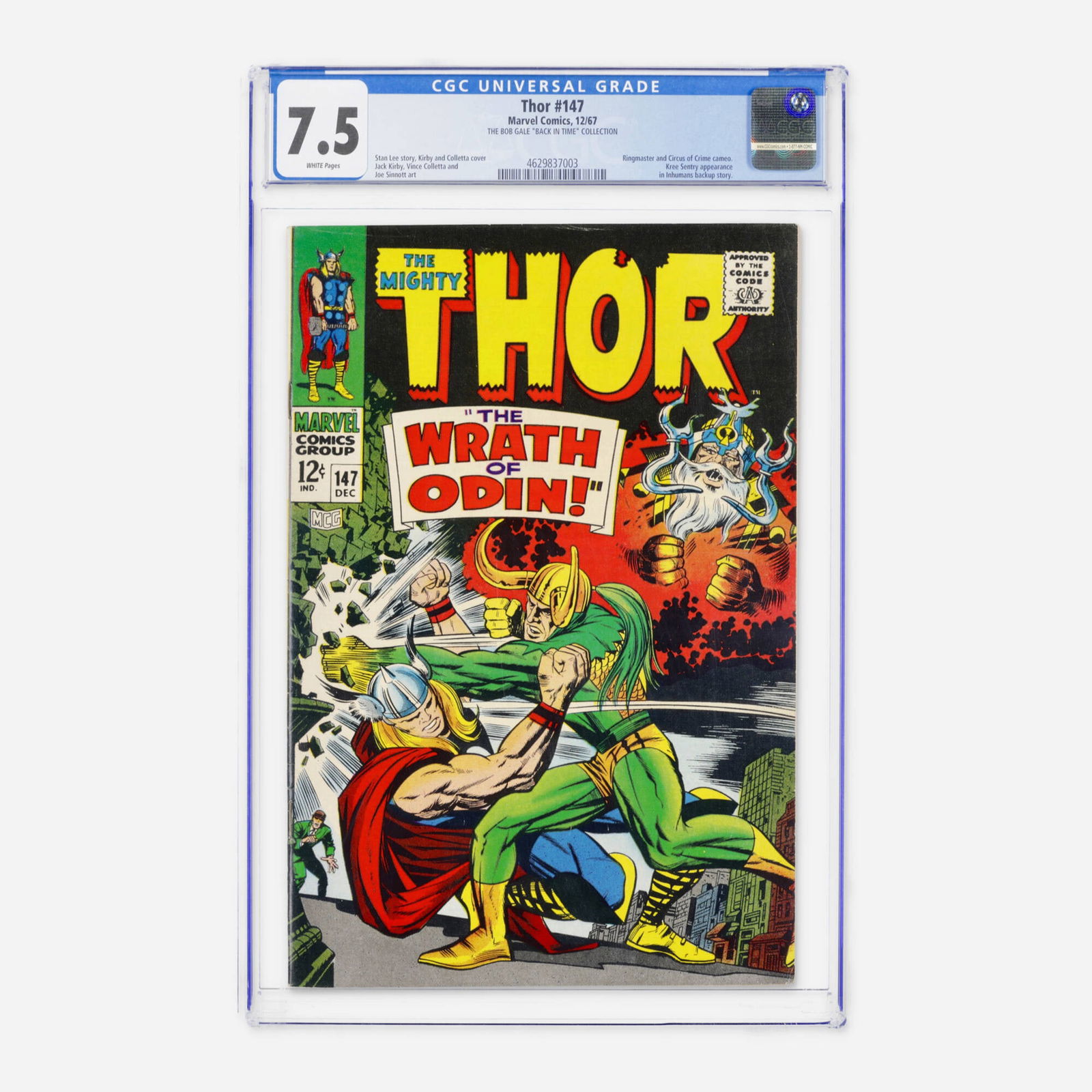 Marvel Comics Thor #147 CGC 7.5 (1 of 2)