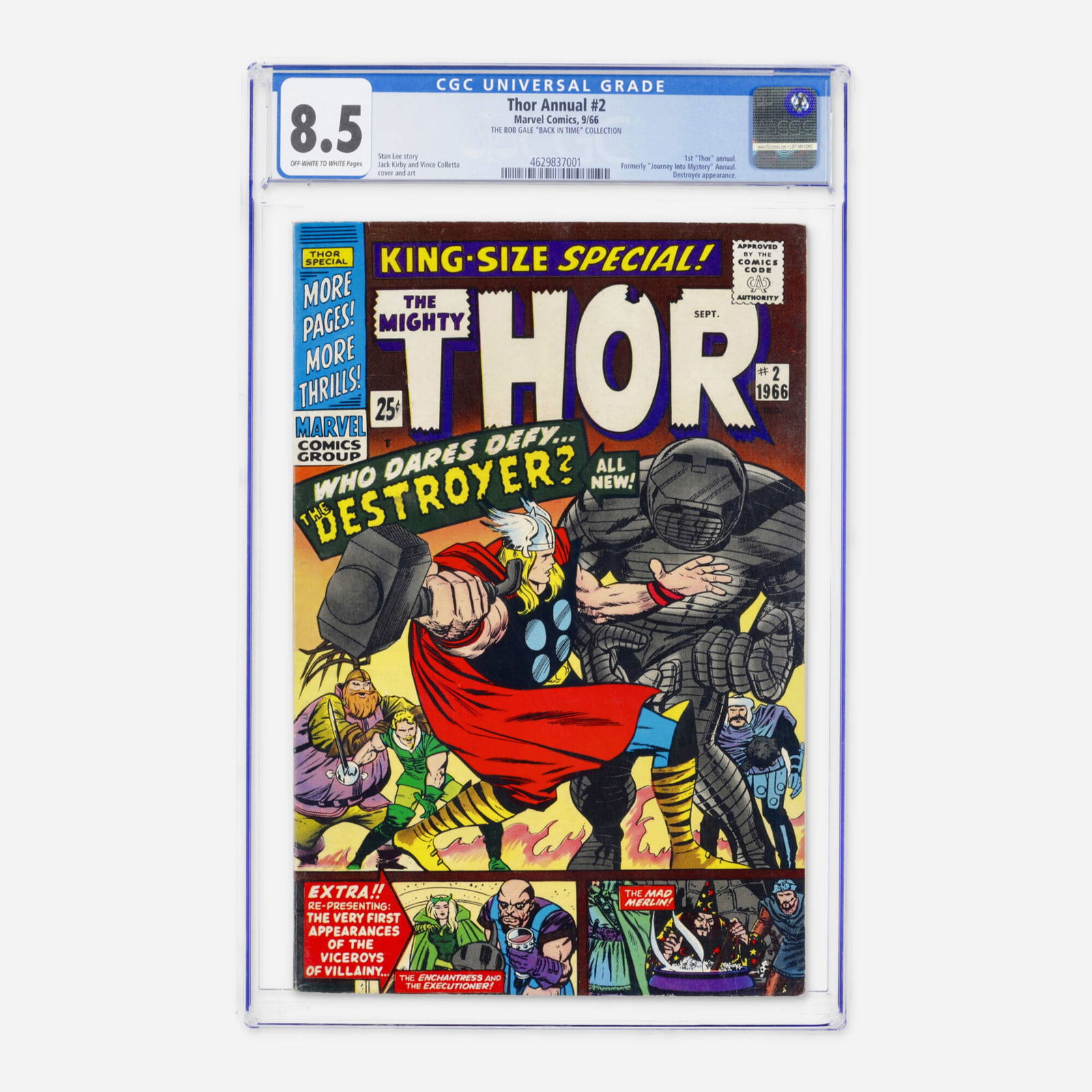 Marvel Comics Thor Annual #2 CGC 8.5 (1 of 2)