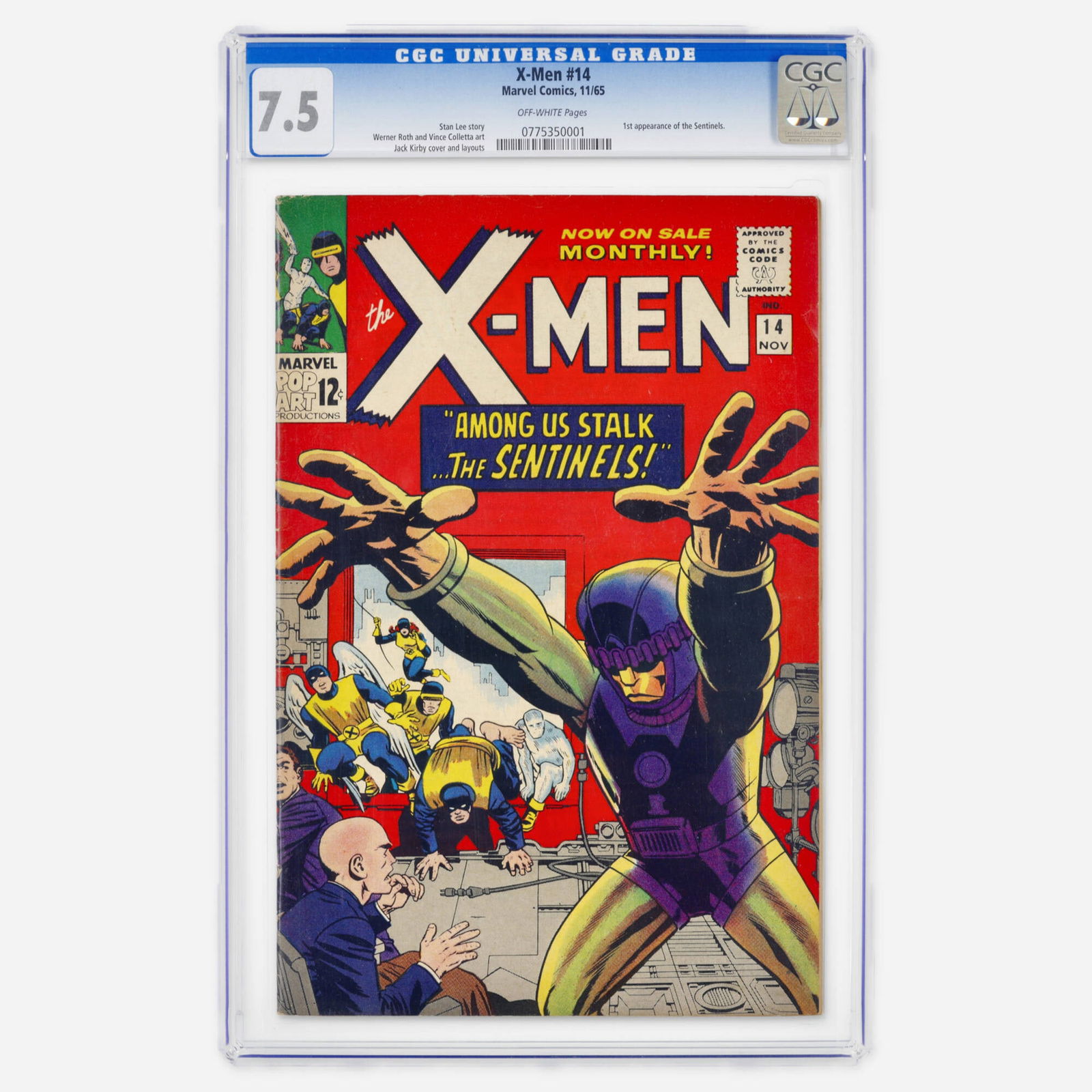 Marvel Comics X-Men #14 CGC 7.5 (1 of 2)