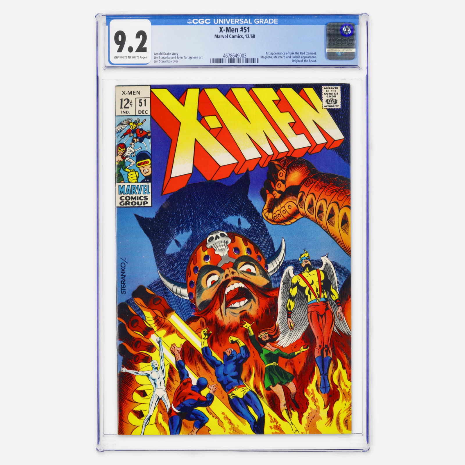 Marvel Comics X-Men #51 CGC 9.2 (1 of 2)