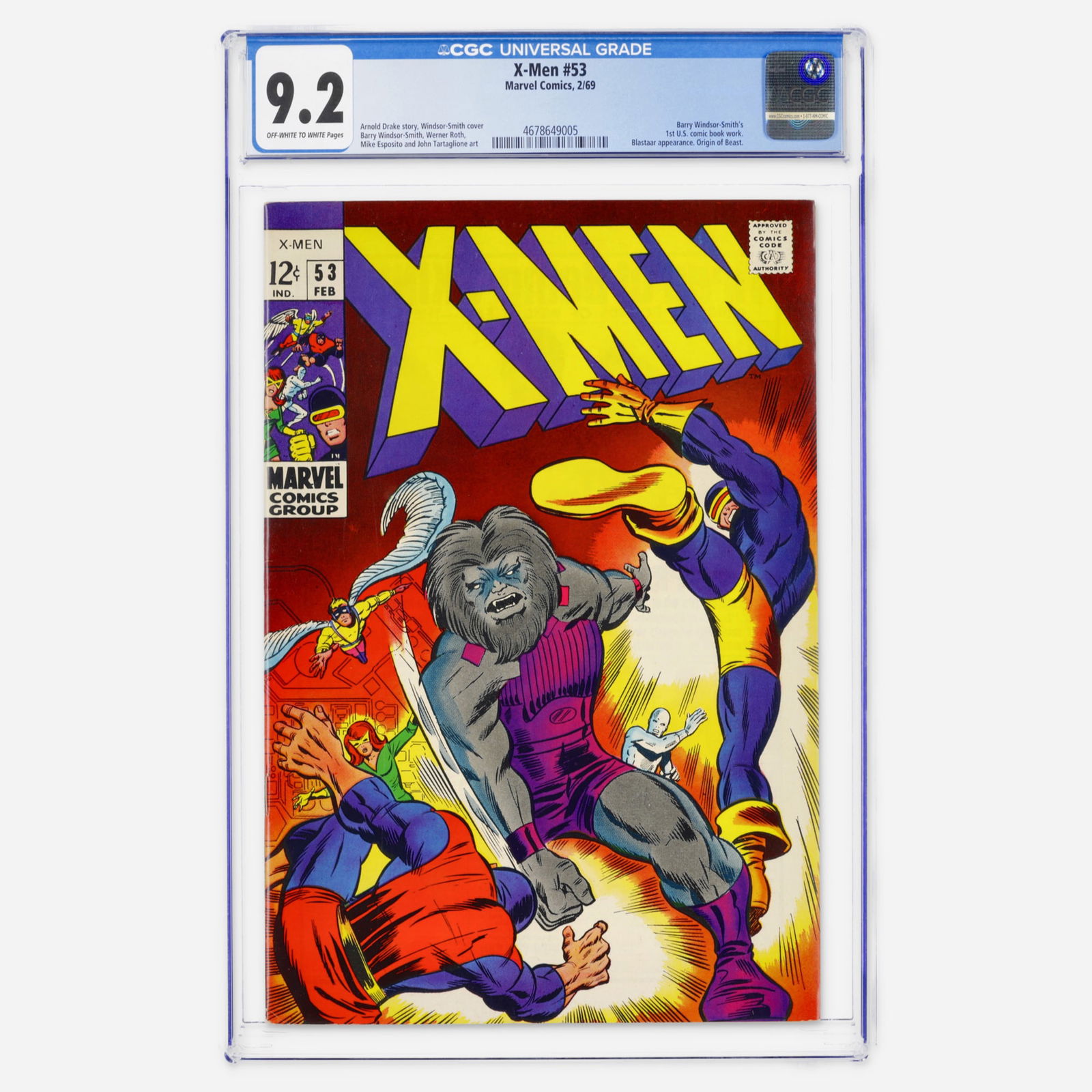Marvel Comics X-Men #53 CGC 9.2 (1 of 2)