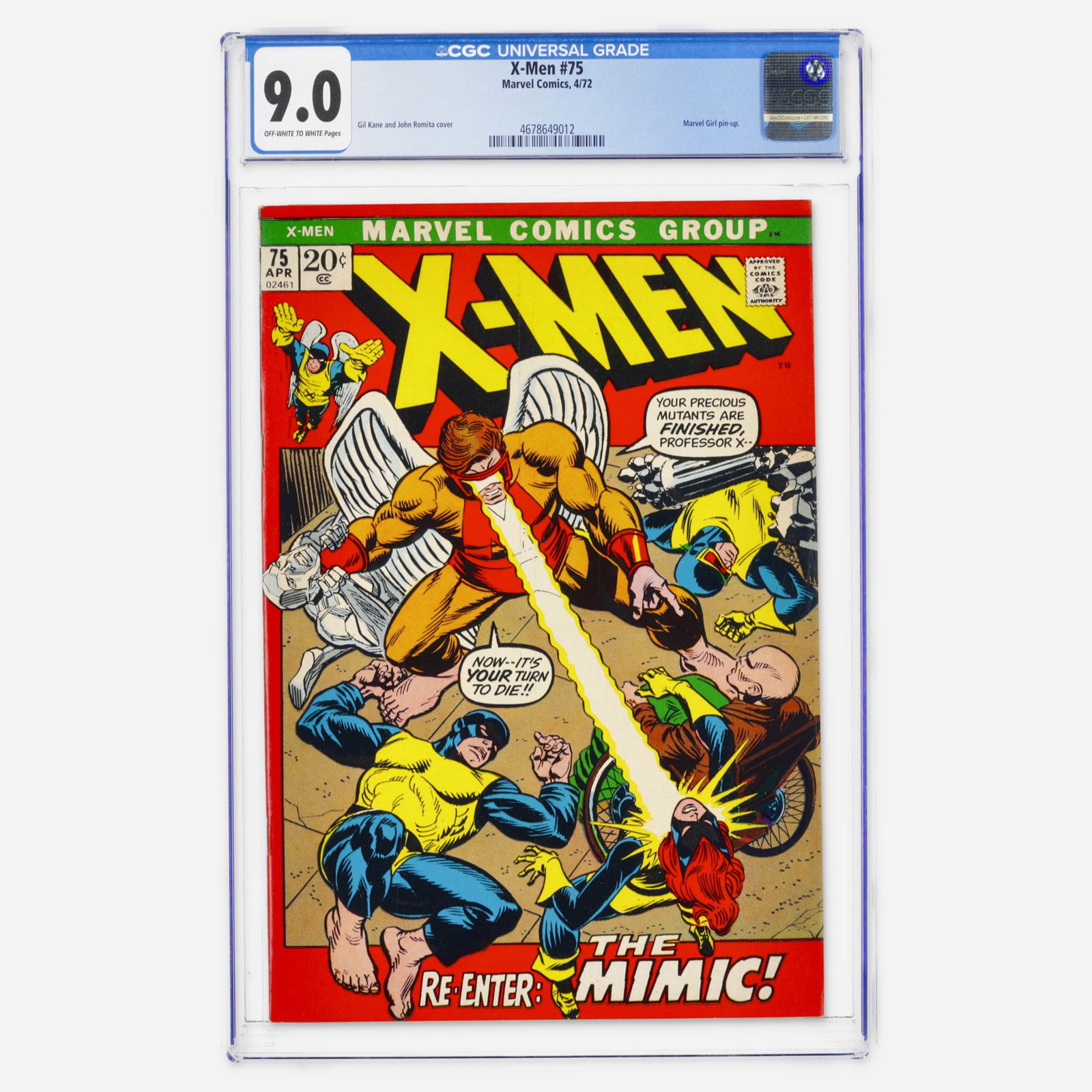 Marvel Comics X-Men #75 CGC 9.0 (1 of 2)