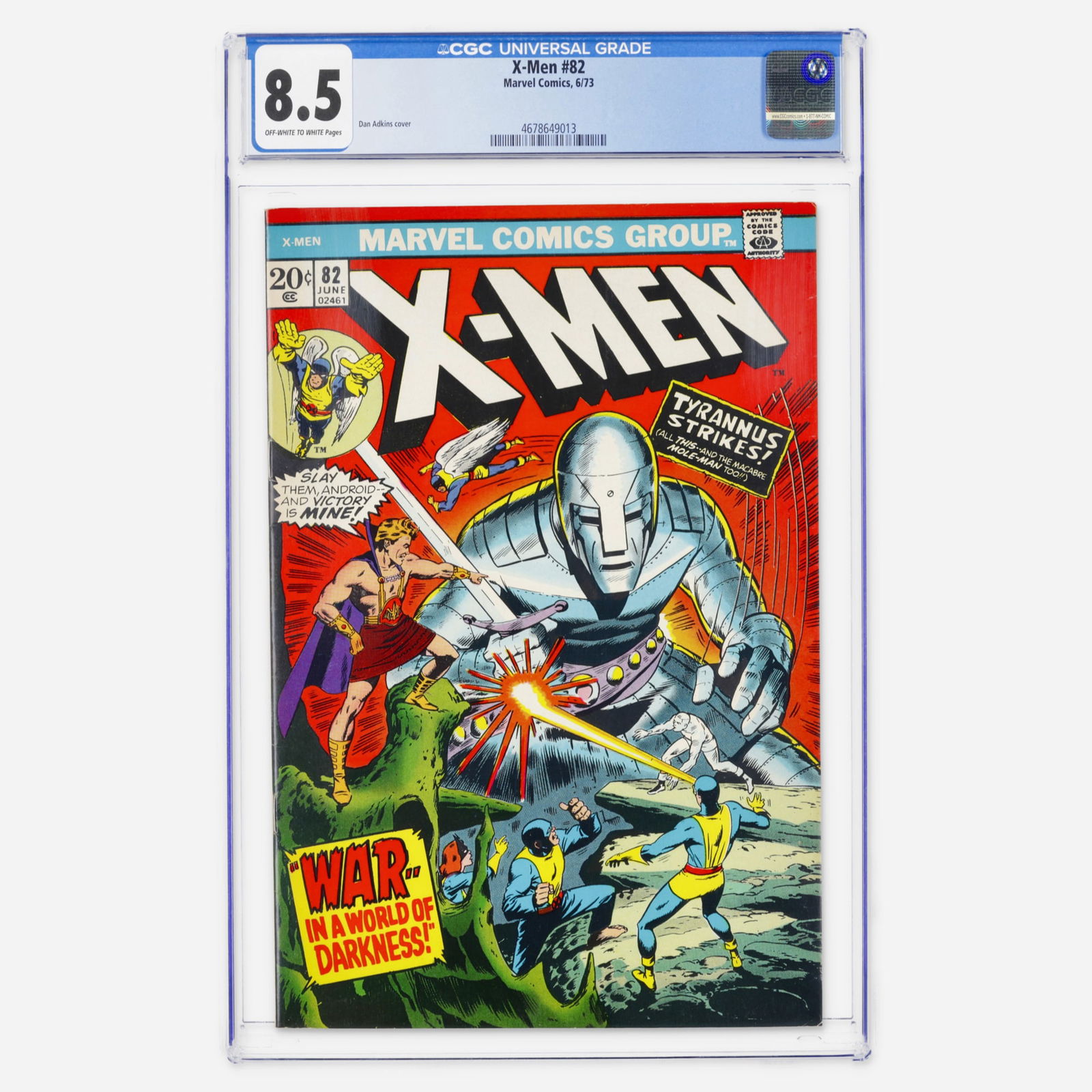 Marvel Comics X-Men #82 CGC 8.5 (1 of 2)
